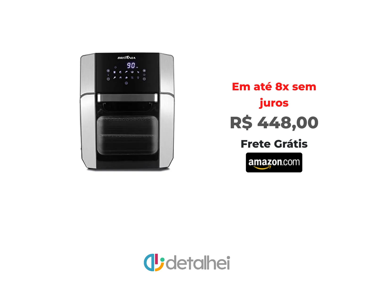 Foto do produto ❗Fritadeira Air Fry Oven BFR2100P, Britania, 127v<br/>#Amazon: <a href="https://harpy.me/DXN8P-pbh3z5" target="_blank" rel="nofollow">https://harpy.me/DXN8P-pbh3z5</a>