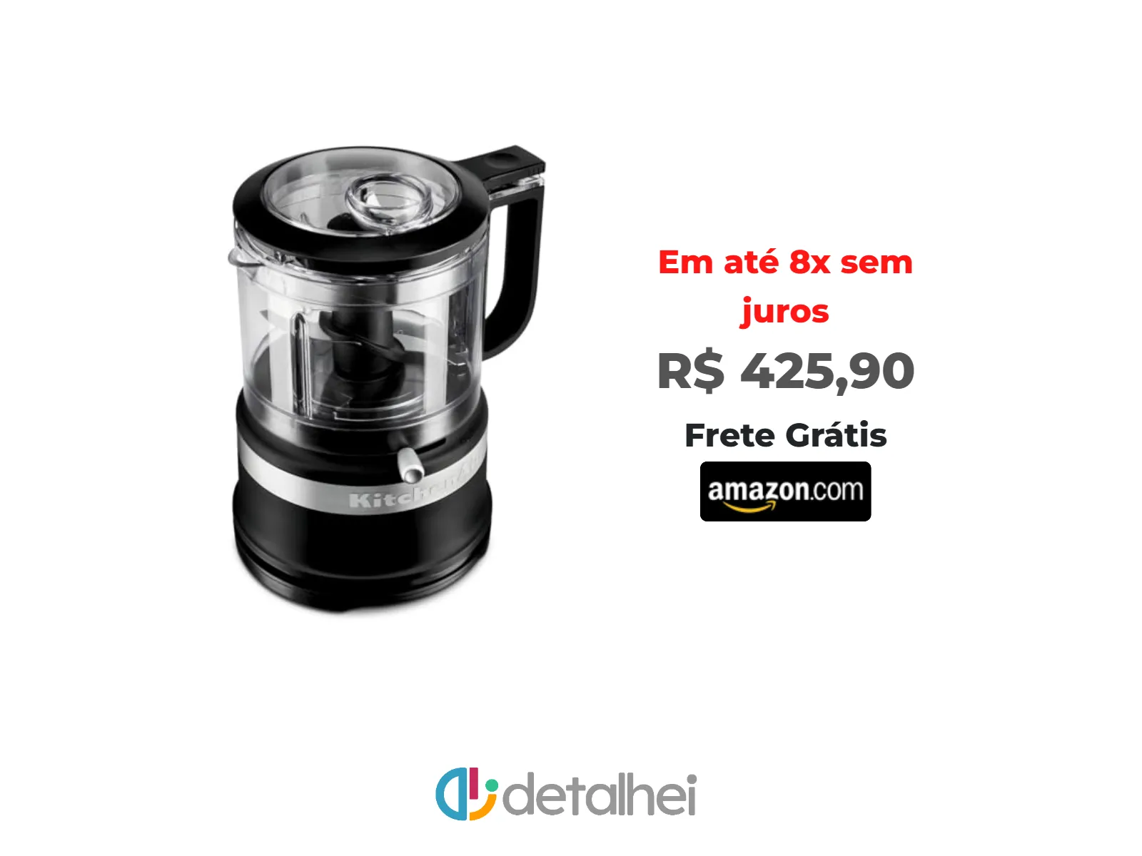 Foto do produto ❗KitchenAid Mini processador de alimentos Onyx Black, KJA03BEANA<br/>#Amazon: <a href="https://harpy.me/_SLzwUks6tDJ" target="_blank" rel="nofollow">https://harpy.me/_SLzwUks6tDJ</a>