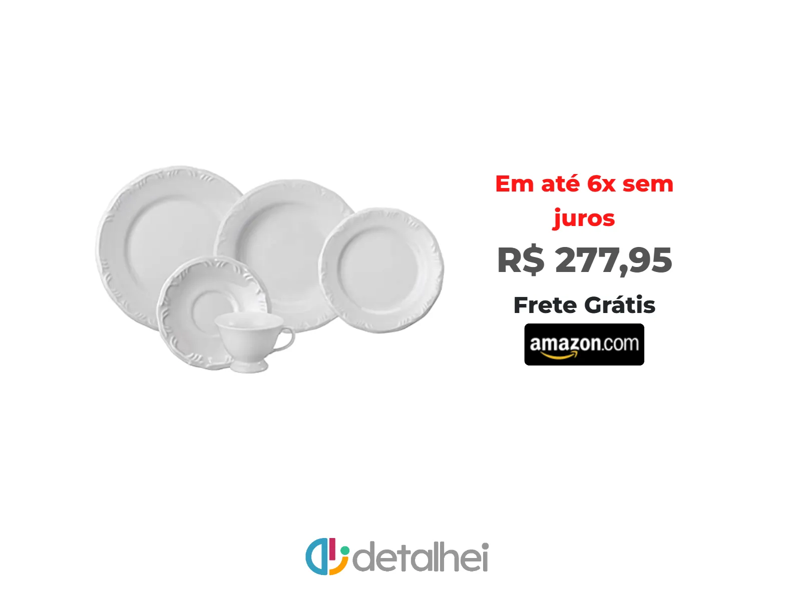 Foto do produto ❗Porcelana Schmidt Serviço de Jantar e Chá 20 peças Relevo Pomerode Branco<br/>#Amazon: <a href="https://harpy.me/iuosYxOmUvda" target="_blank" rel="nofollow">https://harpy.me/iuosYxOmUvda</a>