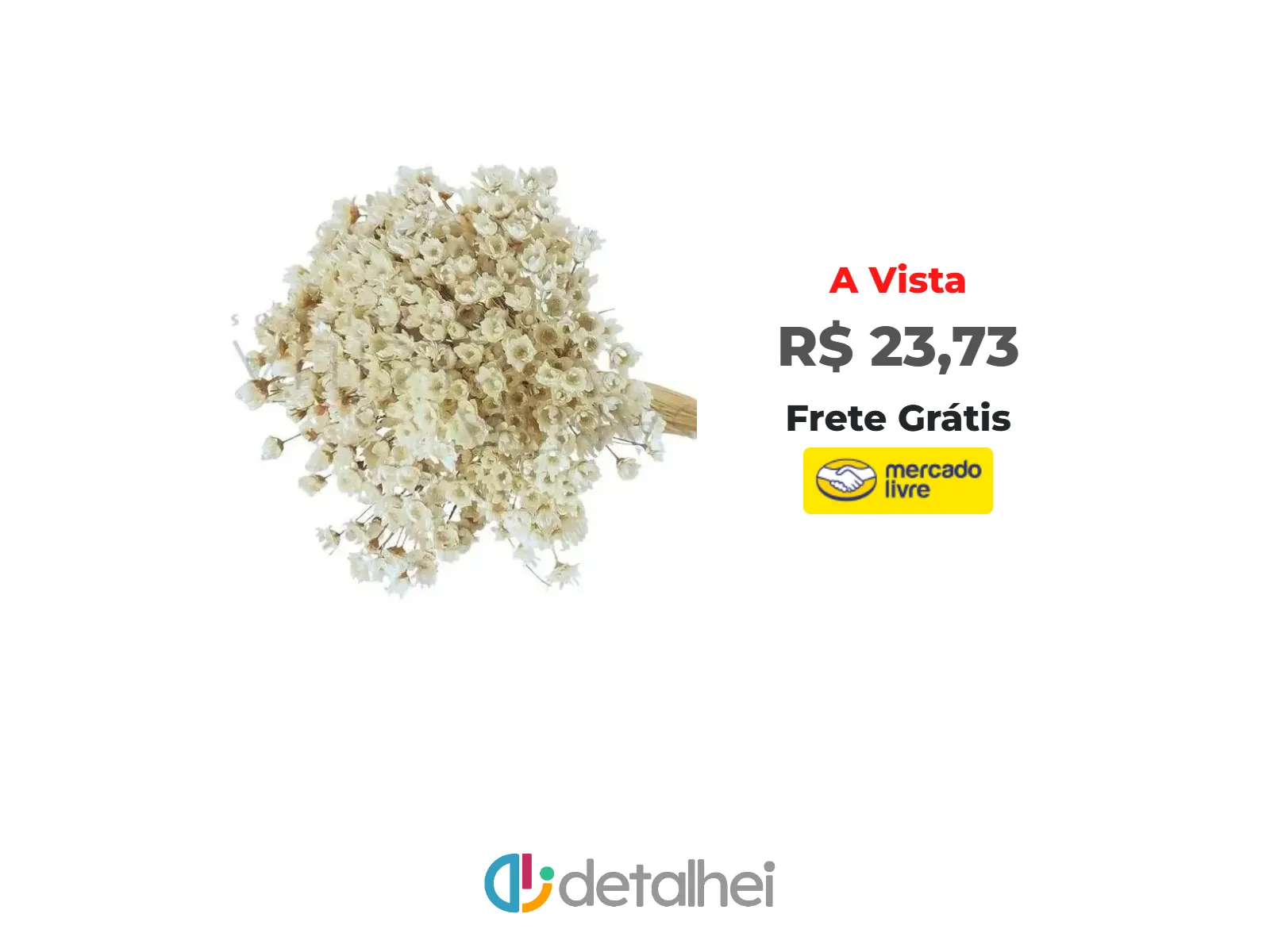 Foto do produto ❗Sempre Viva Florzinha Branca I Flores Desidratadas<br/>#Mercado Livre: <a href="https://harpy.me/JOL_pk2smm-M" target="_blank" rel="nofollow">https://harpy.me/JOL_pk2smm-M</a>