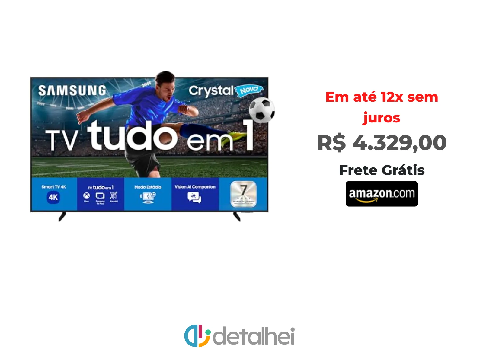 Foto do produto ❗Samsung Smart TV 75" Crystal UHD 4K U8100F 2025<br/>#Amazon: <a href="https://harpy.me/rRXV9tkx6Kpl" target="_blank" rel="nofollow">https://harpy.me/rRXV9tkx6Kpl</a>