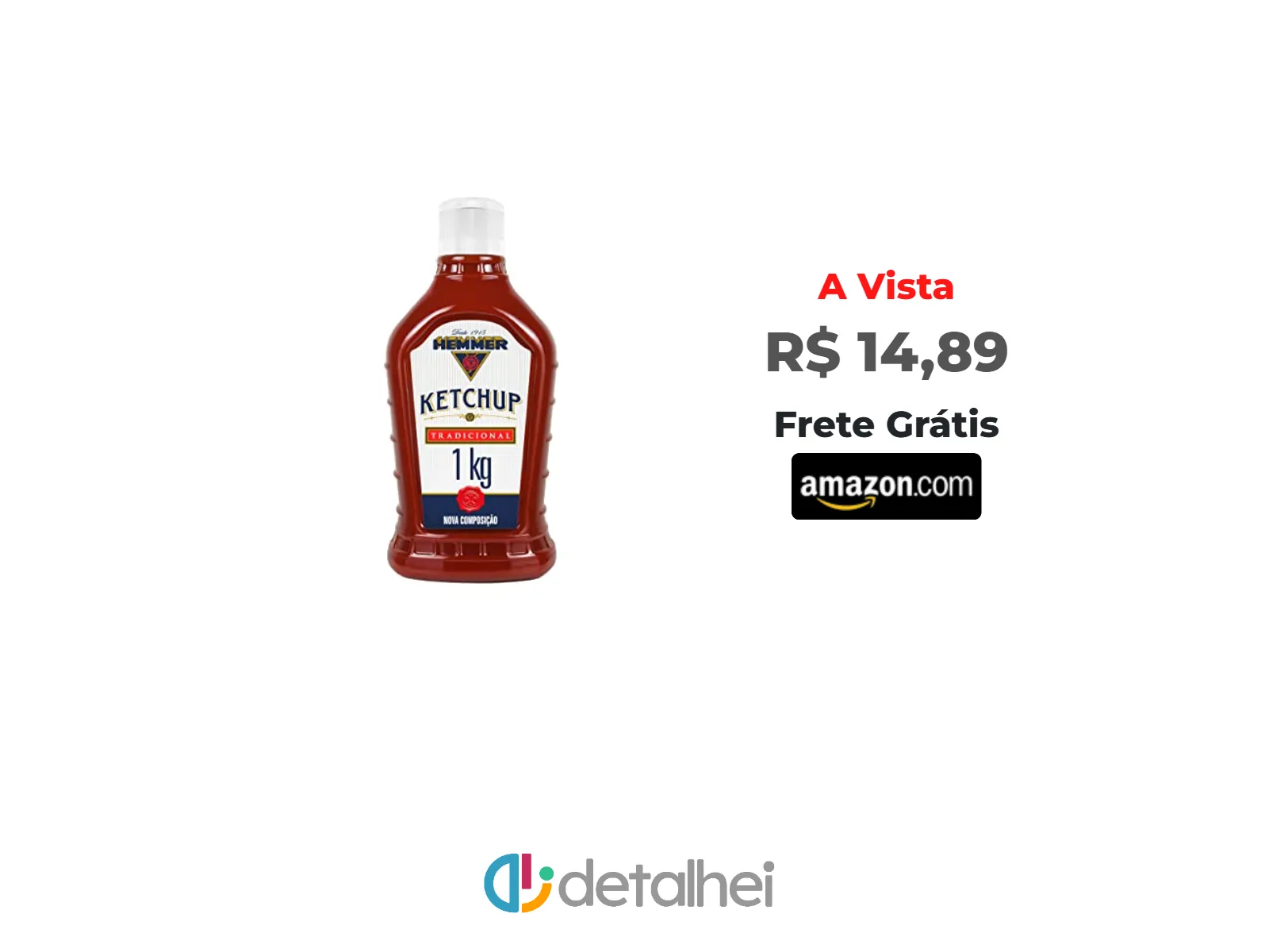 Foto do produto ❗Hemmer Ketchup Tradicional Bisnaga 1kg<br/>#Amazon: <a href="https://harpy.me/pyhaESGVV2KI" target="_blank" rel="nofollow">https://harpy.me/pyhaESGVV2KI</a>