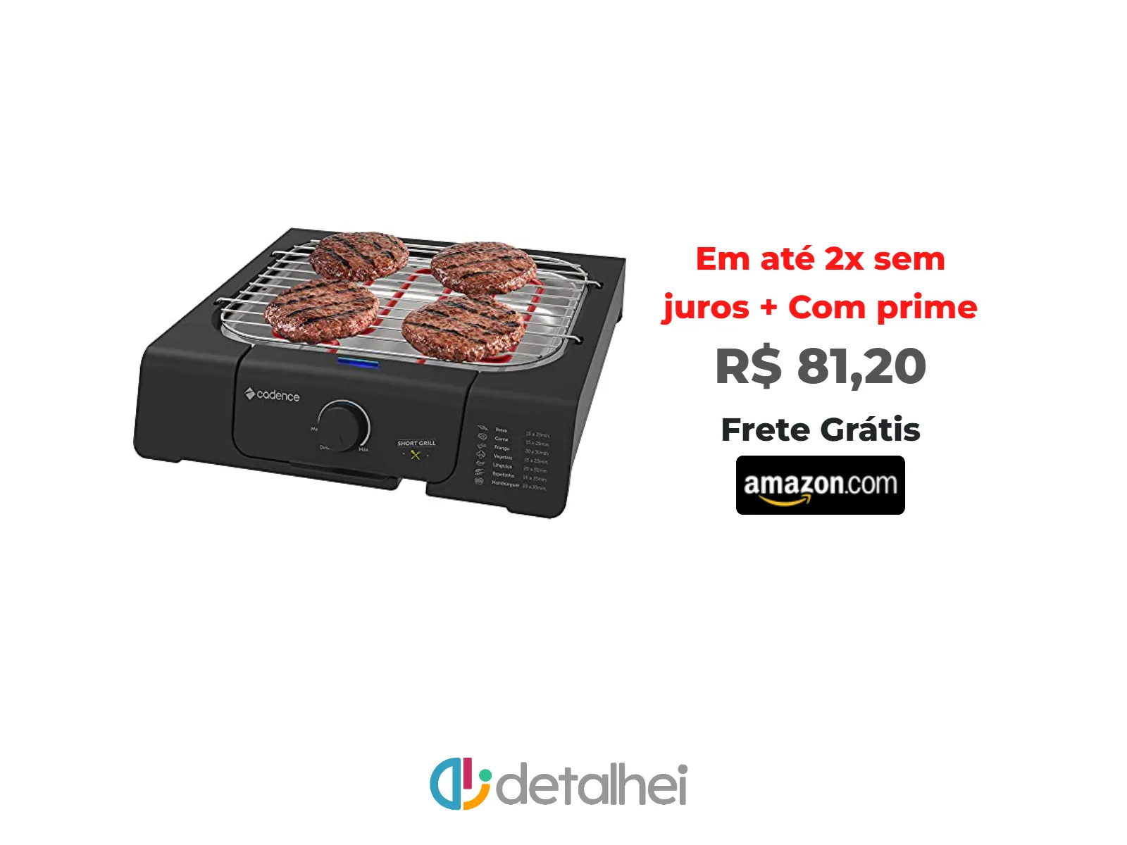 Foto do produto ❗Churrasqueira Elétrica Cadence Short Grill - 127V<br/>#Amazon: <a href="https://harpy.me/ZlpjFrxU9snw" target="_blank" rel="nofollow">https://harpy.me/ZlpjFrxU9snw</a>