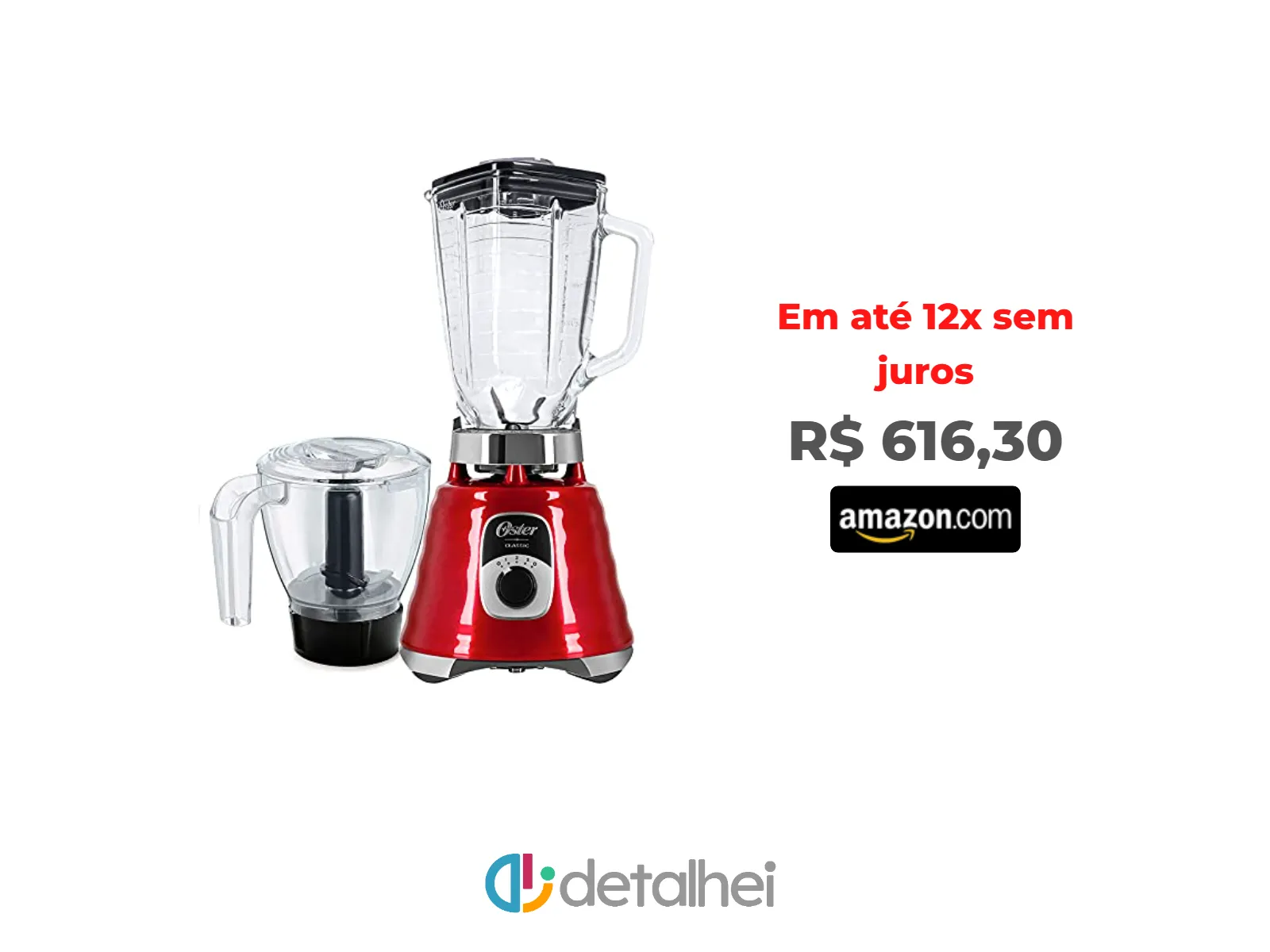 Foto do produto ❗Kit New Osterizer Vermelho - Liquidificador e Base Processadora Oster - 127V<br/>#Amazon: <a href="https://harpy.me/HkLrCvX3caPN" target="_blank" rel="nofollow">https://harpy.me/HkLrCvX3caPN</a>