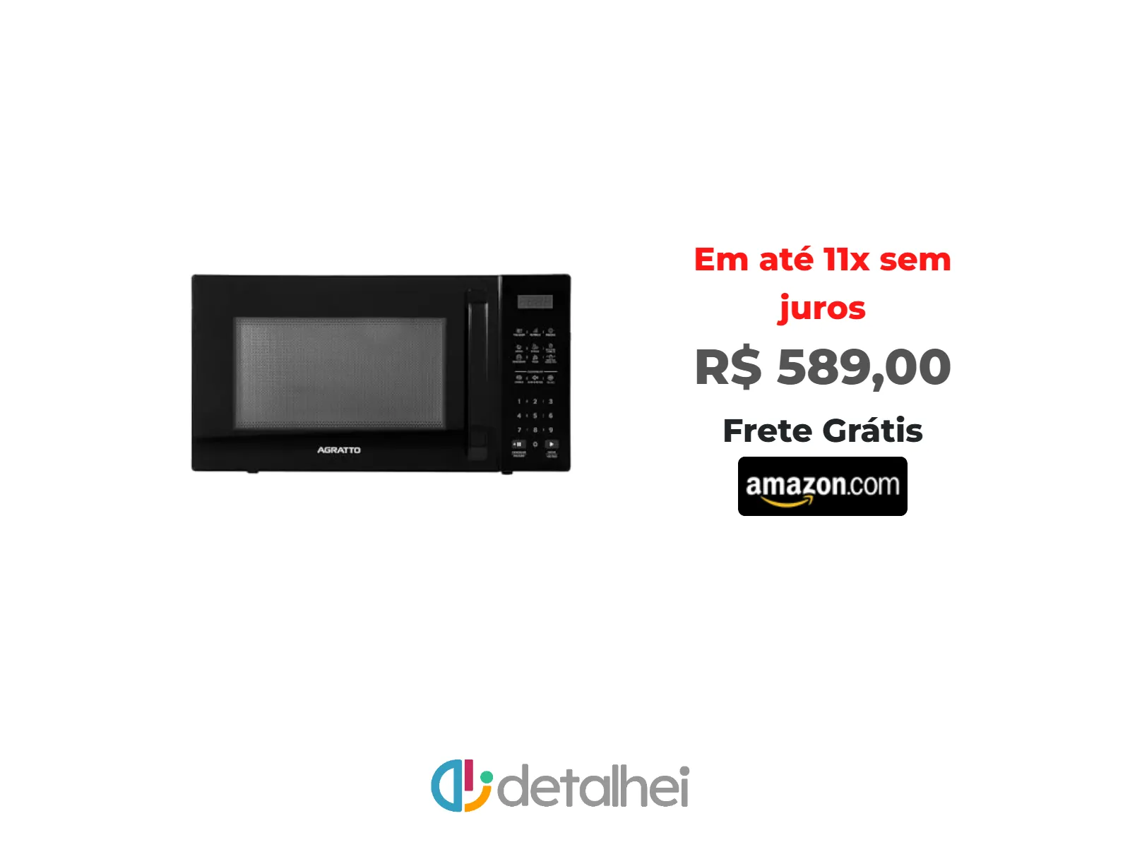 Foto do produto ❗AGRATTO MICRO-ONDAS AMIC01N-01 PRETO 32L 1400W 127V<br/>#Amazon: <a href="https://harpy.me/clcGidiiFUyF" target="_blank" rel="nofollow">https://harpy.me/clcGidiiFUyF</a>