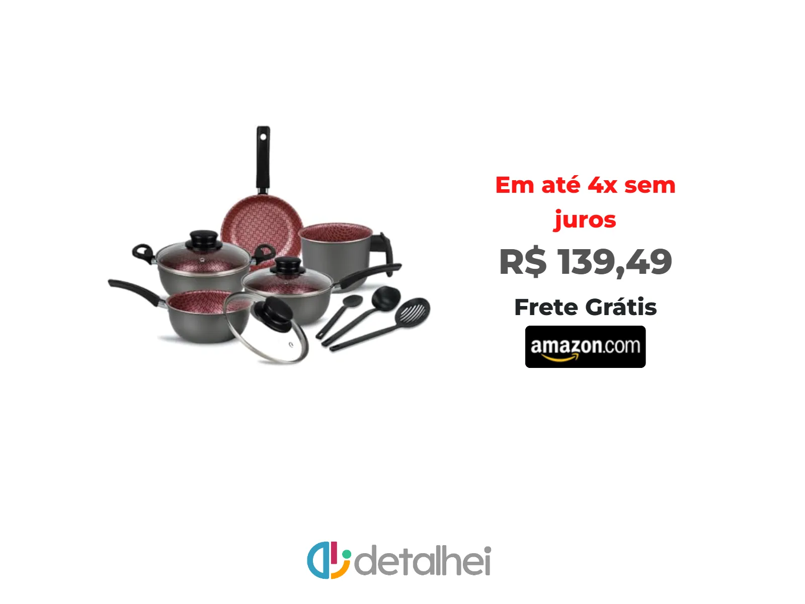 Foto do produto ❗Conjunto Panelas Elegan Prime 8 Peças Grafite com Rosa - Dona Chefa<br/>#Amazon: <a href="https://harpy.me/b06T6o8zEBRe" target="_blank" rel="nofollow">https://harpy.me/b06T6o8zEBRe</a>