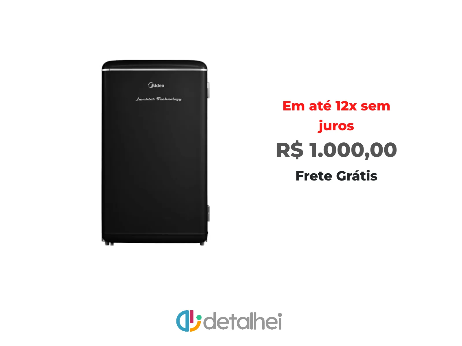 Foto do produto ❗Frigobar Retrô 93 litros Preto Inverter Bivolt Midea<br/>#Amazon: <a href="https://harpy.me/QCgeuivgETOY" target="_blank" rel="nofollow">https://harpy.me/QCgeuivgETOY</a>