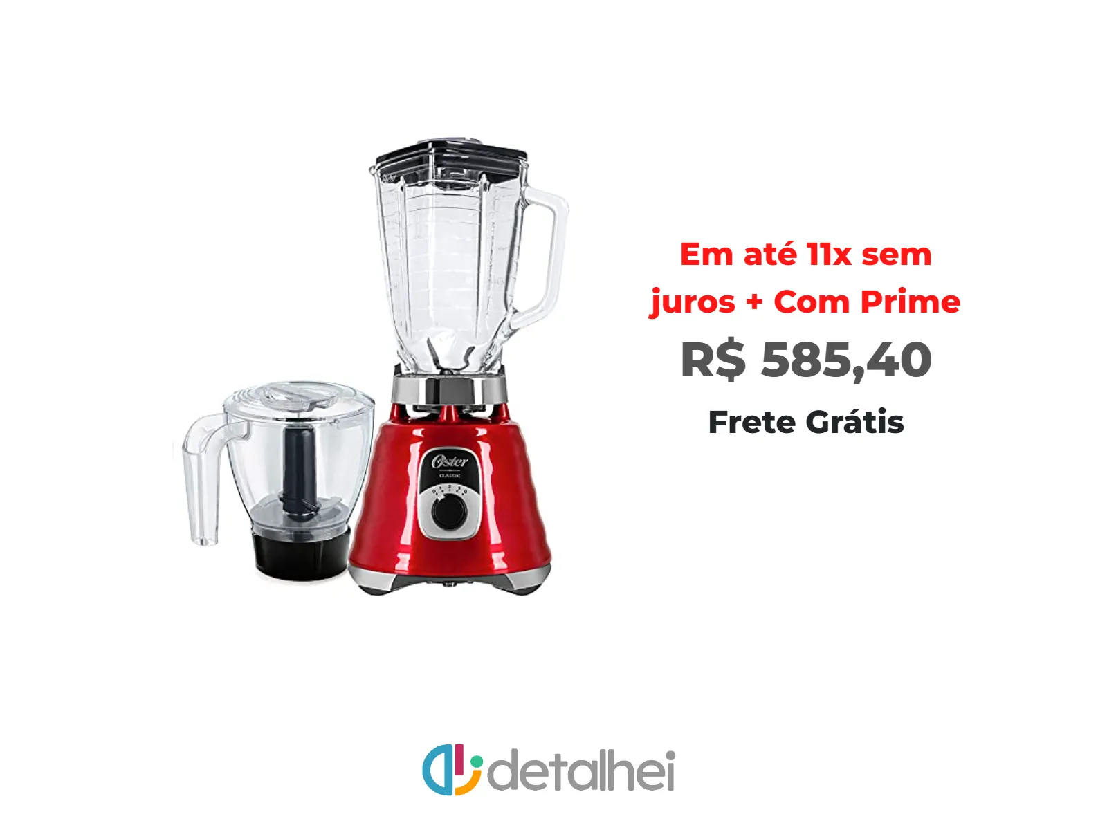 Foto do produto ❗Kit New Osterizer Vermelho - Liquidificador e Base Processadora Oster - 127V<br/>#Amazon: <a href="https://harpy.me/k-byyrDPZU2a" target="_blank" rel="nofollow">https://harpy.me/k-byyrDPZU2a</a>