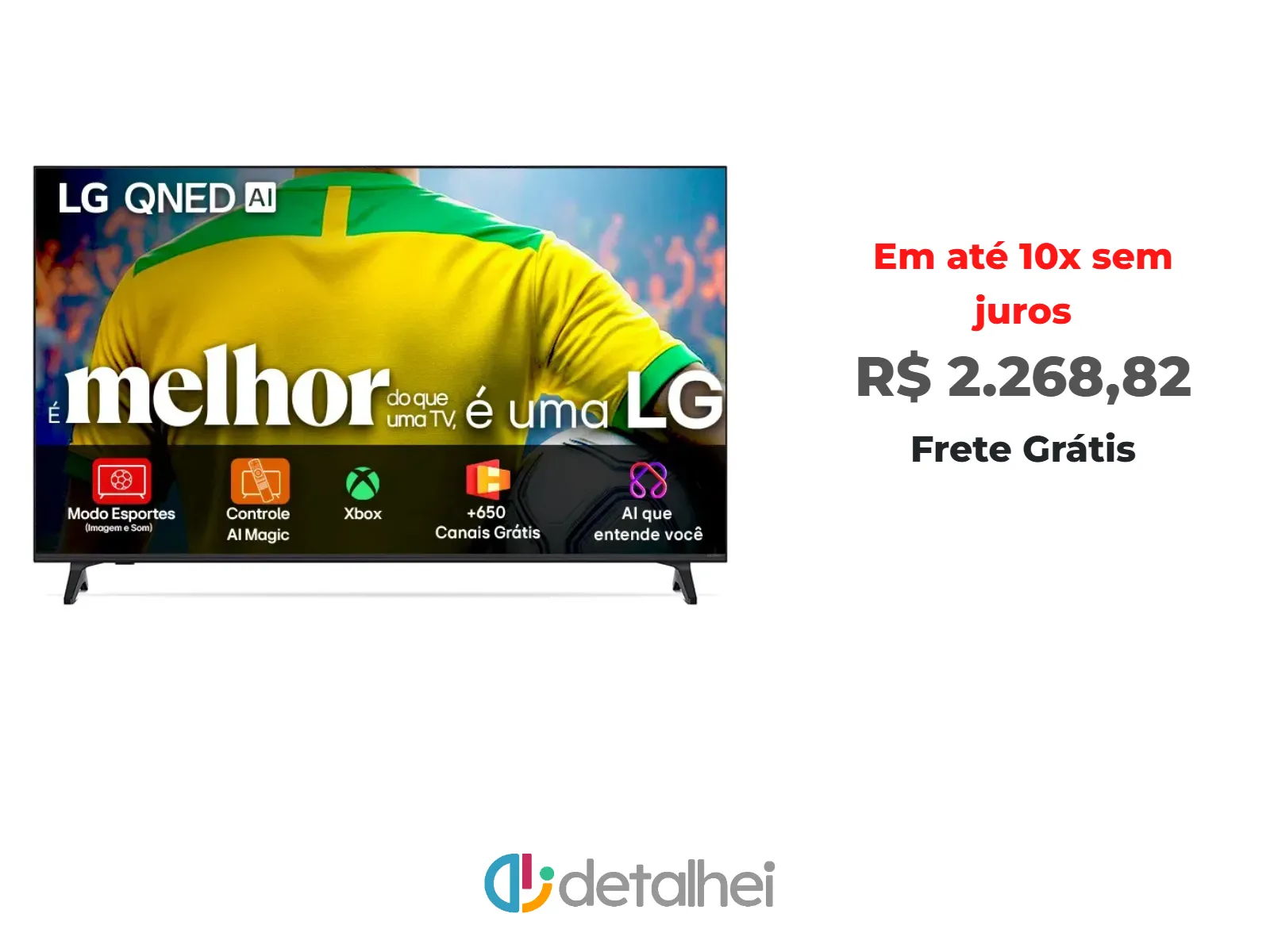 Foto do produto ❗Smart TV 4K 50" LG QNED73<br/>#Mercado Livre: <a href="https://harpy.me/EE-3-cDfWlrH" target="_blank" rel="nofollow">https://harpy.me/EE-3-cDfWlrH</a>