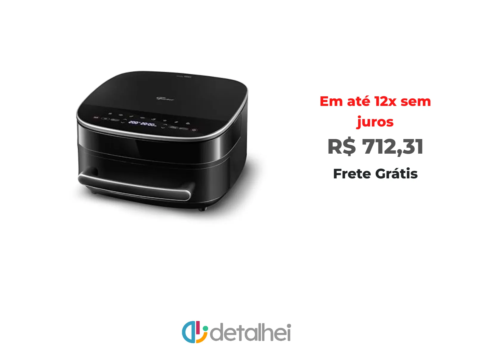 Foto do produto ❗FISCHER AIR FRYER DUAL GRILL 6L PRETO 127V 37005-104677<br/>#Amazon: <a href="https://harpy.me/zXav8doowsw_" target="_blank" rel="nofollow">https://harpy.me/zXav8doowsw_</a>