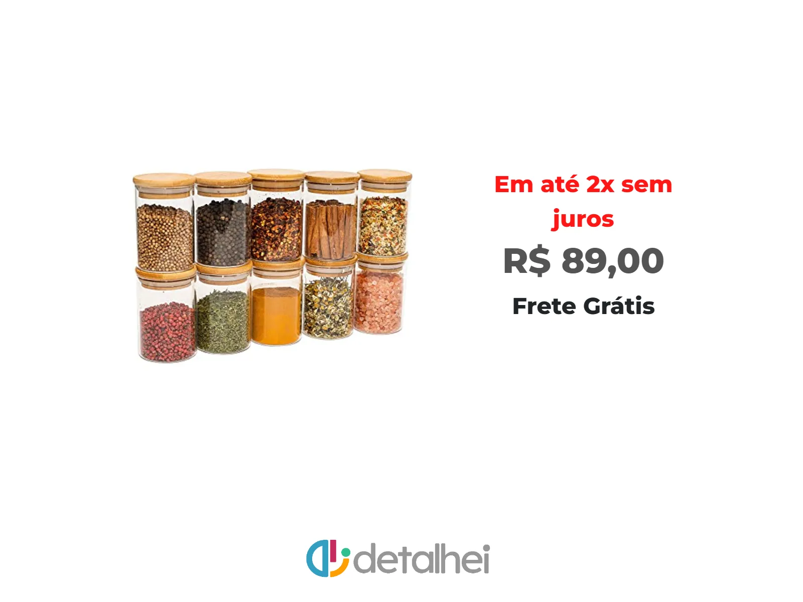 Foto do produto ❗Oikos - Kit 10 Potes de Vidro 250ml com Tampa de Bambu Herméticos Redondos<br/>#Amazon: <a href="https://harpy.me/2fVyLp4d9xTO" target="_blank" rel="nofollow">https://harpy.me/2fVyLp4d9xTO</a>