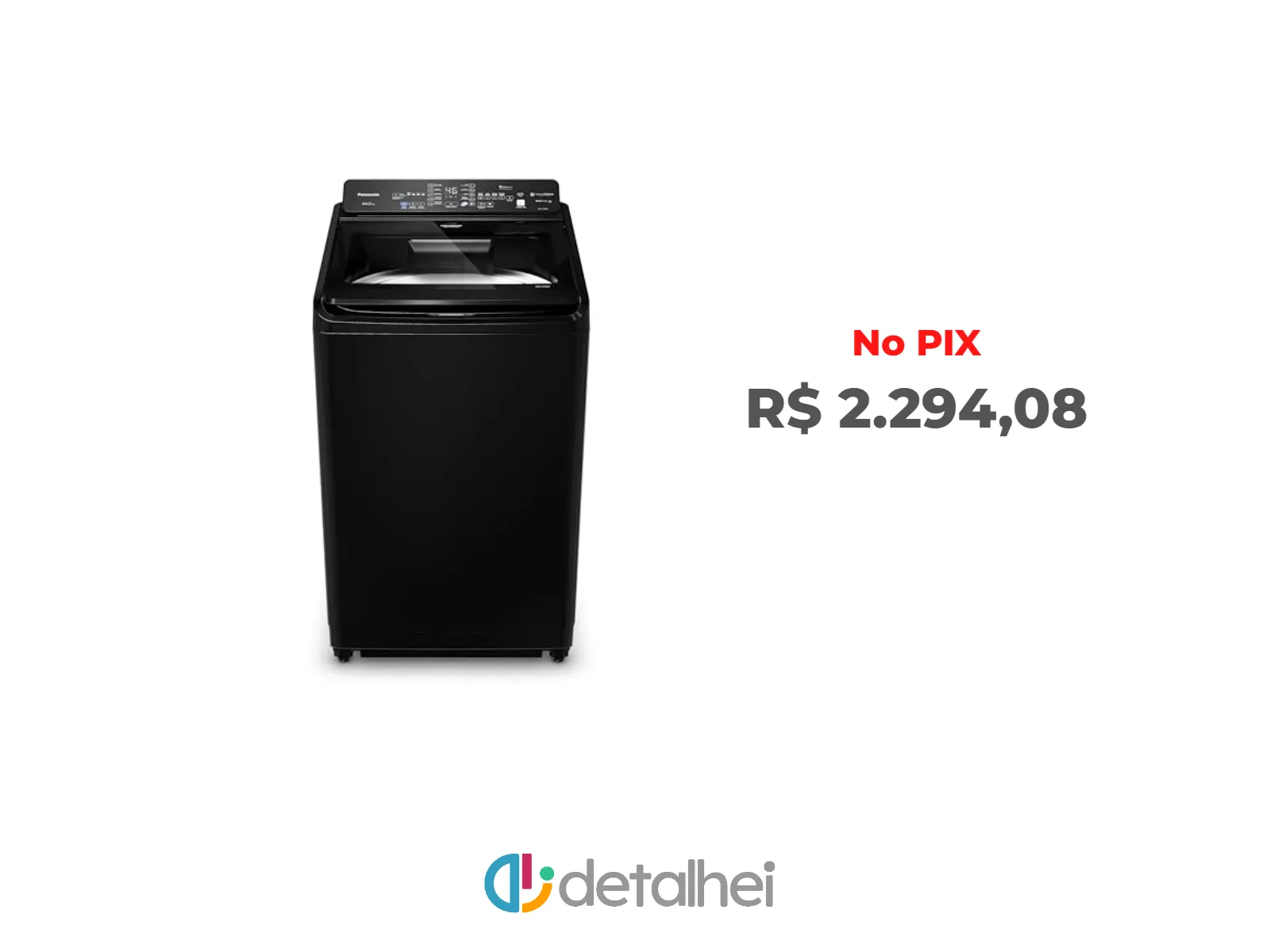 Foto do produto ❗Panasonic Máquina de Lavar 19kg Preta 127v NA-F190G1B<br/>#Amazon: <a href="https://harpy.me/oAz5Ew9VuUIB" target="_blank" rel="nofollow">https://harpy.me/oAz5Ew9VuUIB</a>