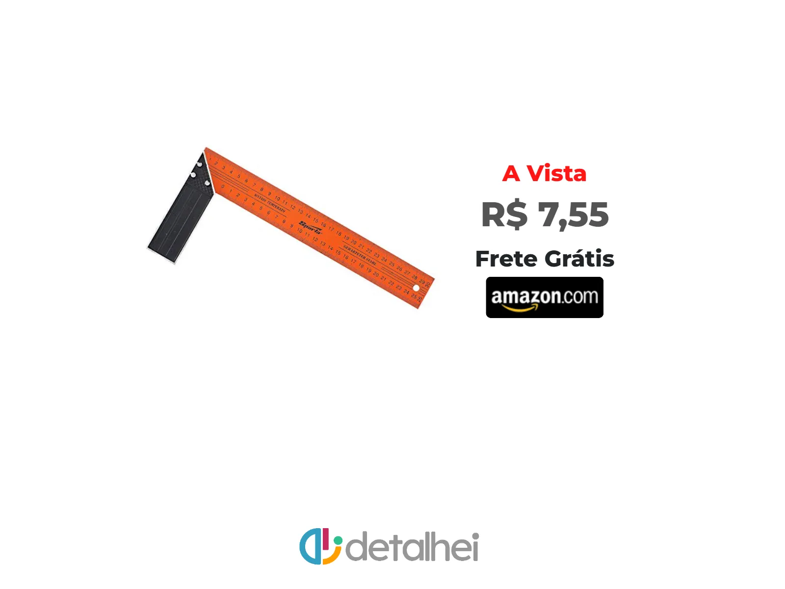 Foto do produto ❗Sparta Esquadro 12 Pol. - 300 Mm Metalico<br/>#Amazon: <a href="https://harpy.me/N-Ms0Q6jpegs" target="_blank" rel="nofollow">https://harpy.me/N-Ms0Q6jpegs</a>
