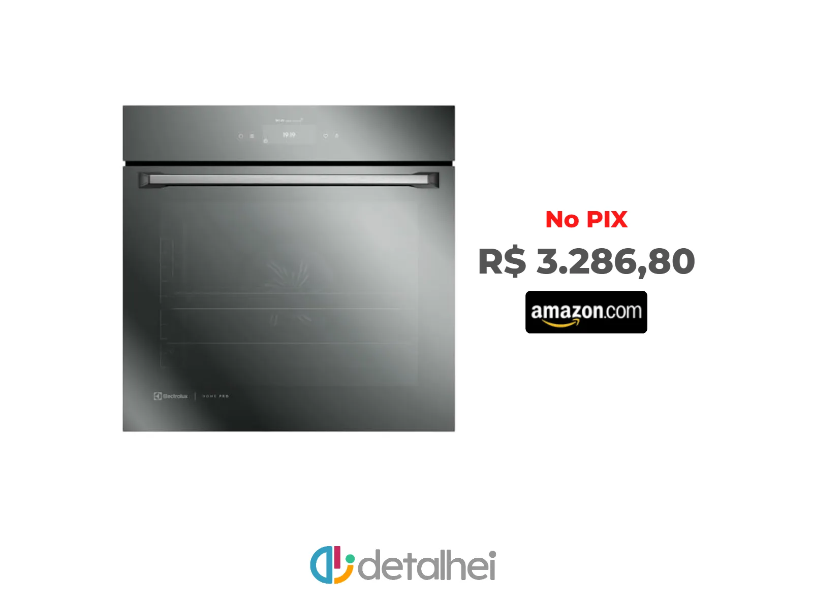 Foto do produto ❗Forno de Embutir Elétrico Electrolux com 80 Litros de Capacidade, Time e Convecção, Espelhado - OE9XS (220V, Volts)<br/>#Amazon: <a href="https://harpy.me/Ltx-7YblU4ZB" target="_blank" rel="nofollow">https://harpy.me/Ltx-7YblU4ZB</a>