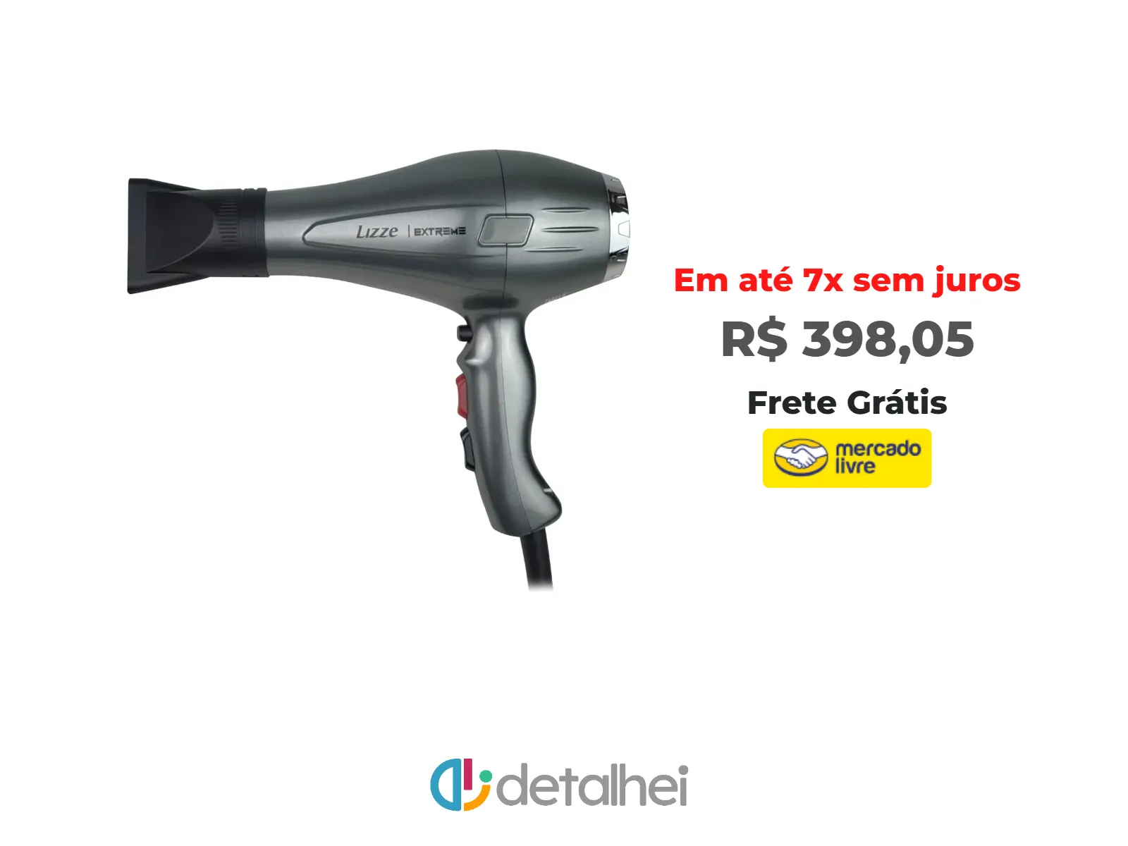 Foto do produto ❗Secador de Cabelo Profissional Lizze Extreme - 127V<br/>#Mercado Livre: <a href="https://harpy.me/w_zSRozwQbcR" target="_blank" rel="nofollow">https://harpy.me/w_zSRozwQbcR</a>