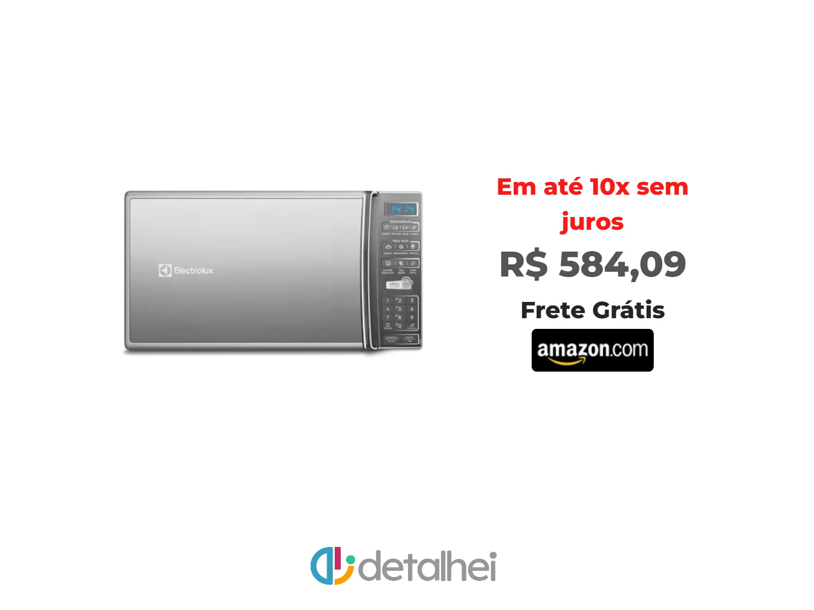 Foto do produto ❗Micro-ondas Electrolux 27L Inox Espelhado com 55 receitas pré-programadas 220v MS37R<br/>#Amazon: <a href="https://harpy.me/lNE1FMgr0E_a" target="_blank" rel="nofollow">https://harpy.me/lNE1FMgr0E_a</a>