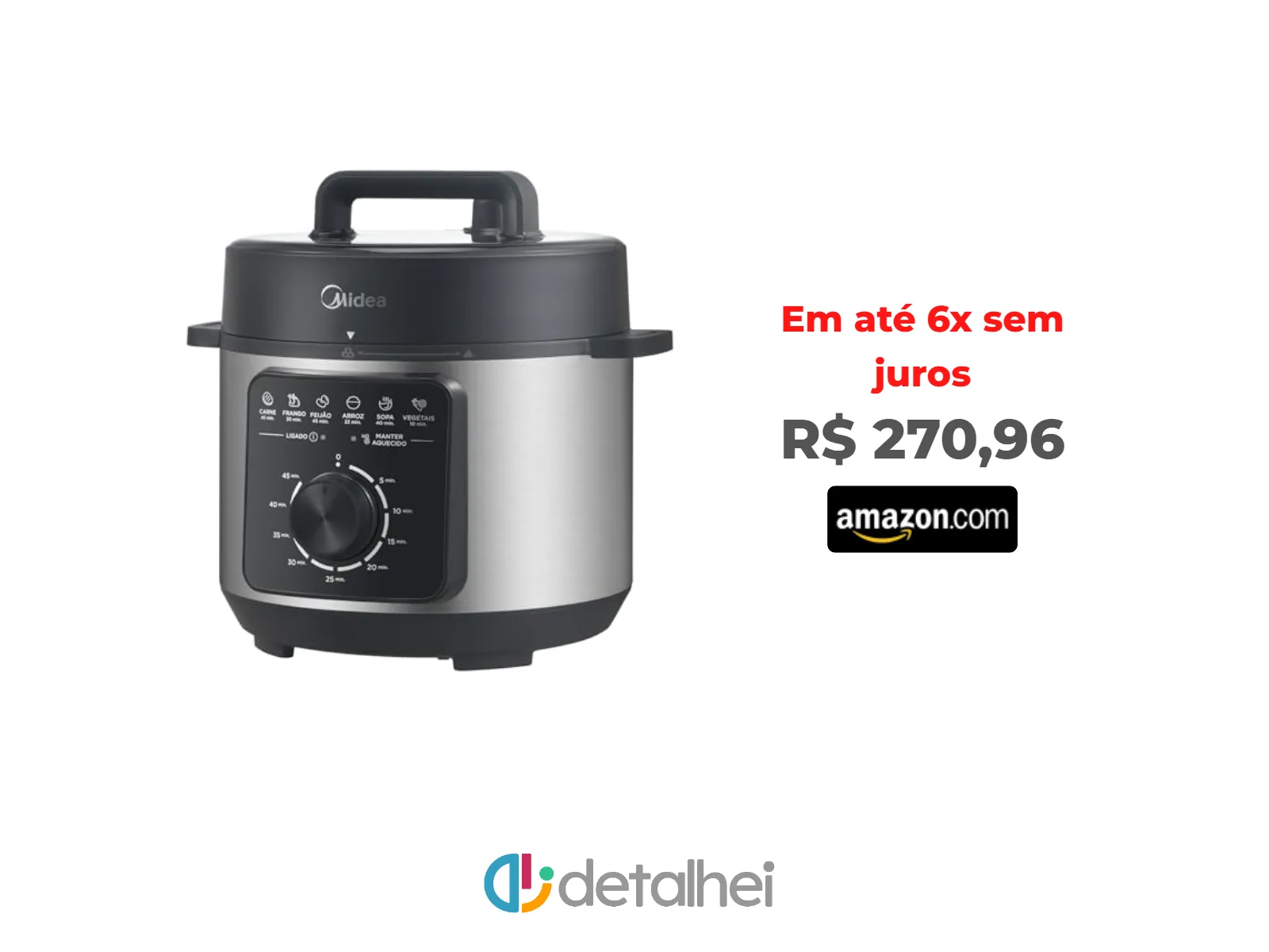 Foto do produto ❗Midea Panela de Pressão Mecânica 4L,127V<br/>#Amazon: <a href="https://harpy.me/4am4ZDzkUAvv" target="_blank" rel="nofollow">https://harpy.me/4am4ZDzkUAvv</a>