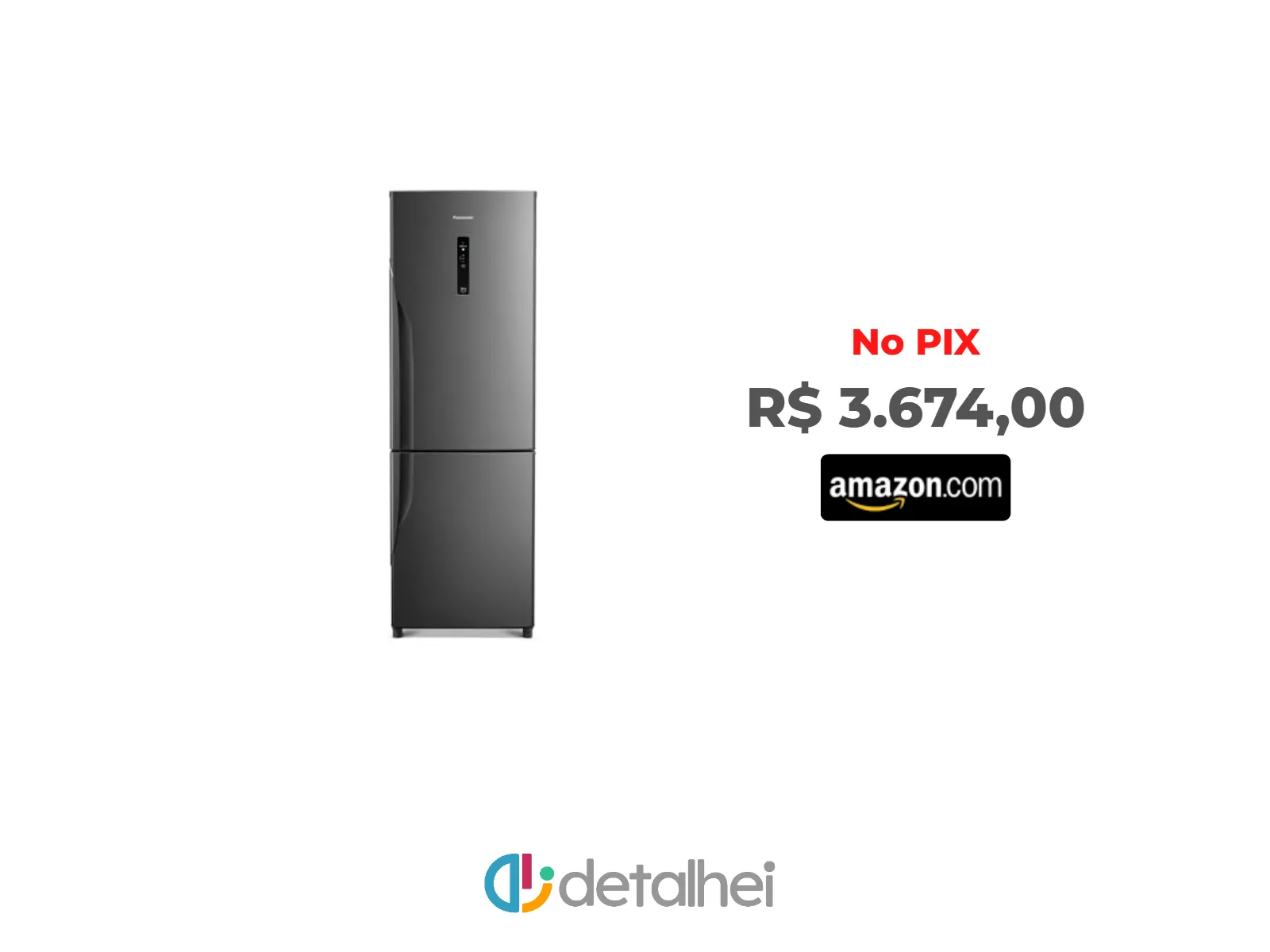 Foto do produto ❗Geladeira Intuitive+ Panasonic BB41 Frost Free Inverter 407L Titânio - NR-BB41PV2T 127V<br/>#Amazon: <a href="https://harpy.me/PfbX9aDwJ7-E" target="_blank" rel="nofollow">https://harpy.me/PfbX9aDwJ7-E</a>