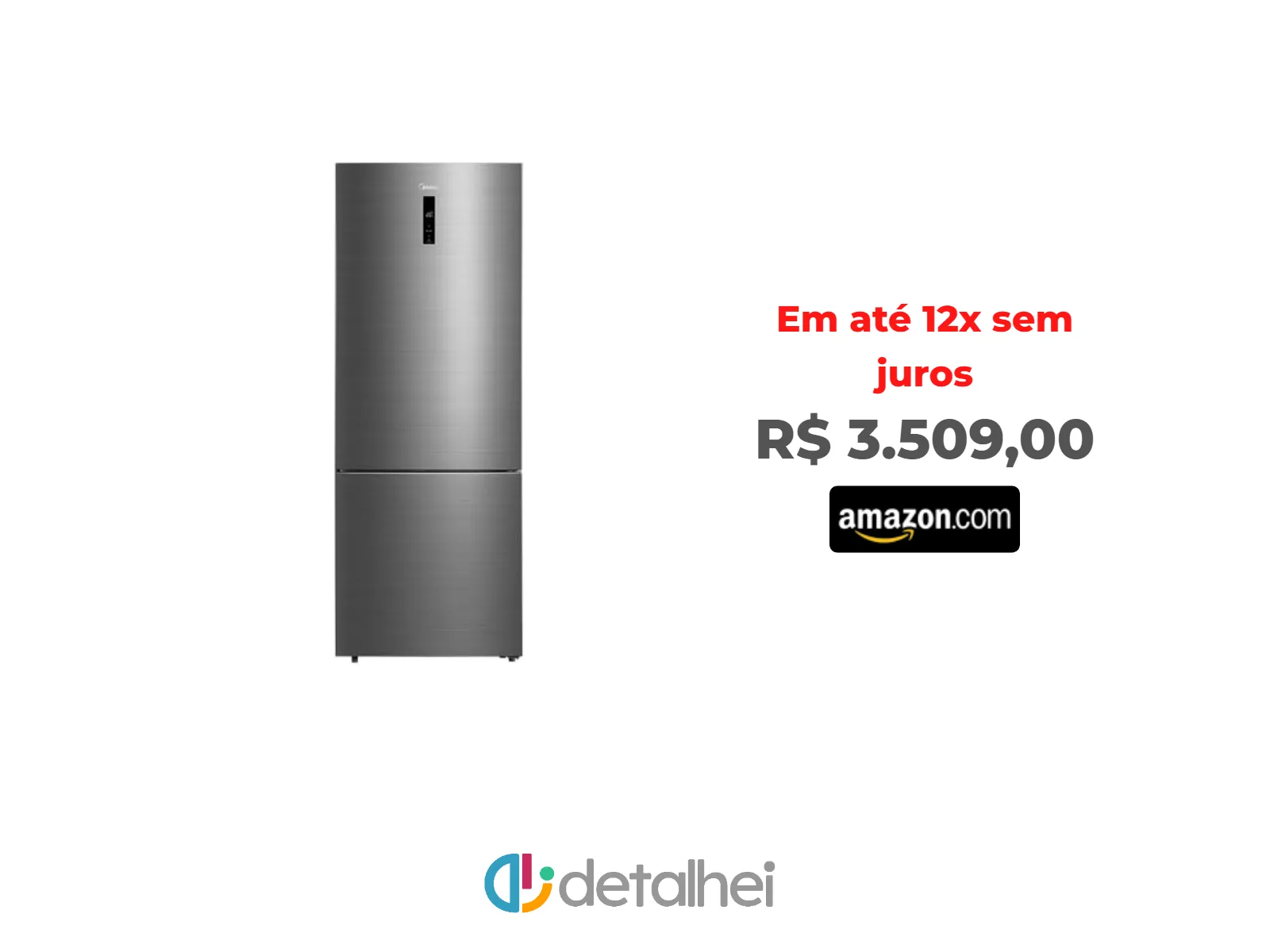 Foto do produto ❗Midea Geladeira Inverse Frost Free 416L Inverter cor Inox Midea MDRB593FGD463 - Bivolt<br/>#Amazon: <a href="https://harpy.me/7NzZfyuY23c3" target="_blank" rel="nofollow">https://harpy.me/7NzZfyuY23c3</a>