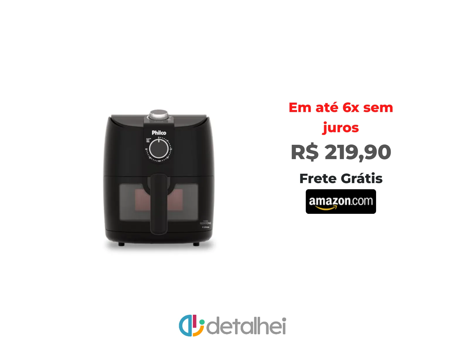 Foto do produto ❗Air Fryer Philco 4L Revestimento Redstone 1500W PAF40A 127V<br/>#Amazon: <a href="https://harpy.me/Swik5KTGnvS3" target="_blank" rel="nofollow">https://harpy.me/Swik5KTGnvS3</a>