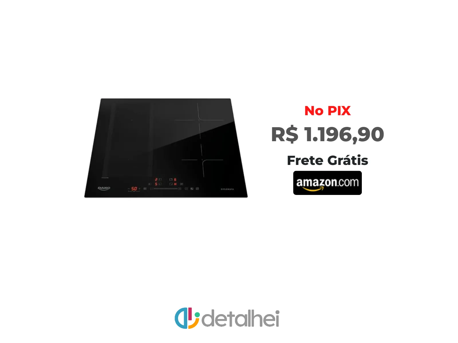 Foto do produto ❗Cooktop de Indução 4 Bocas Preto com Zona Flexível Dako Diplomata 220V<br/>#Amazon: <a href="https://harpy.me/F8wBJ8ihVMoB" target="_blank" rel="nofollow">https://harpy.me/F8wBJ8ihVMoB</a>