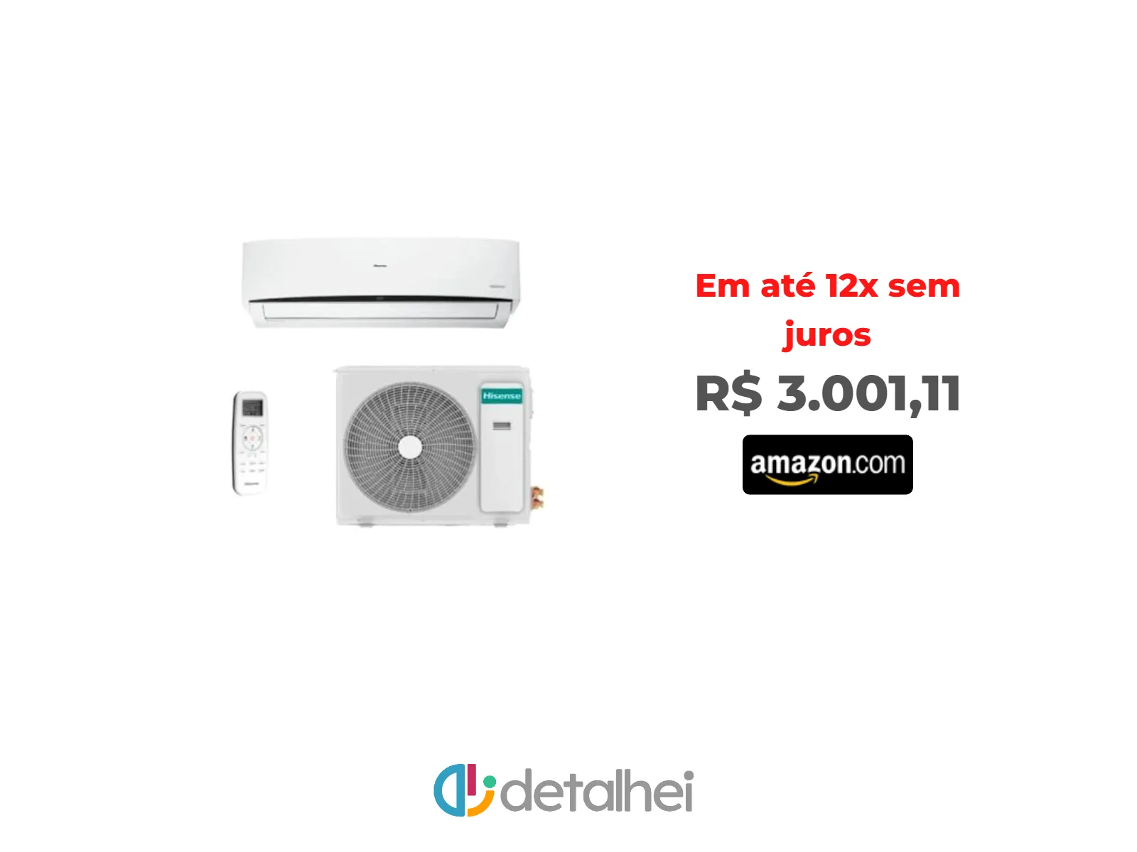 Foto do produto ❗AR CONDICIONADO INVERTER HISENSE SPLIT HI WALL WI-FI 24000 BTUS QUENTE/FRIO 220V<br/>#Amazon: <a href="https://harpy.me/YjAVC1_OwH--" target="_blank" rel="nofollow">https://harpy.me/YjAVC1_OwH--</a>