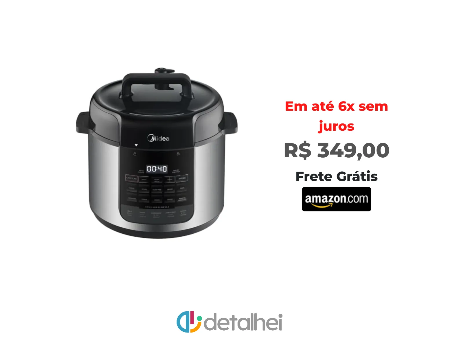 Foto do produto ❗Panela de Pressão Elétrica 5L NutriPro Inox Midea<br/>#Amazon: <a href="https://harpy.me/NU34d_0Lo115" target="_blank" rel="nofollow">https://harpy.me/NU34d_0Lo115</a>