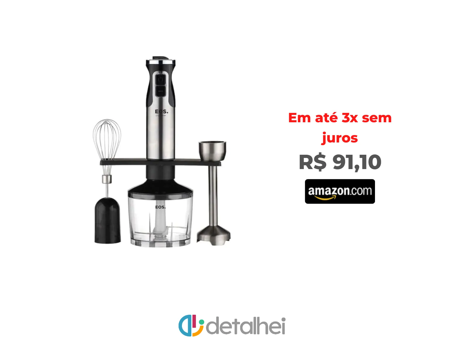 Foto do produto ❗Mixer Eos 3 Em 1 12 Velocidades 850w Inox e Preto Emx03 110v<br/>#Amazon: <a href="https://harpy.me/Oh889l8ffFIJ" target="_blank" rel="nofollow">https://harpy.me/Oh889l8ffFIJ</a>