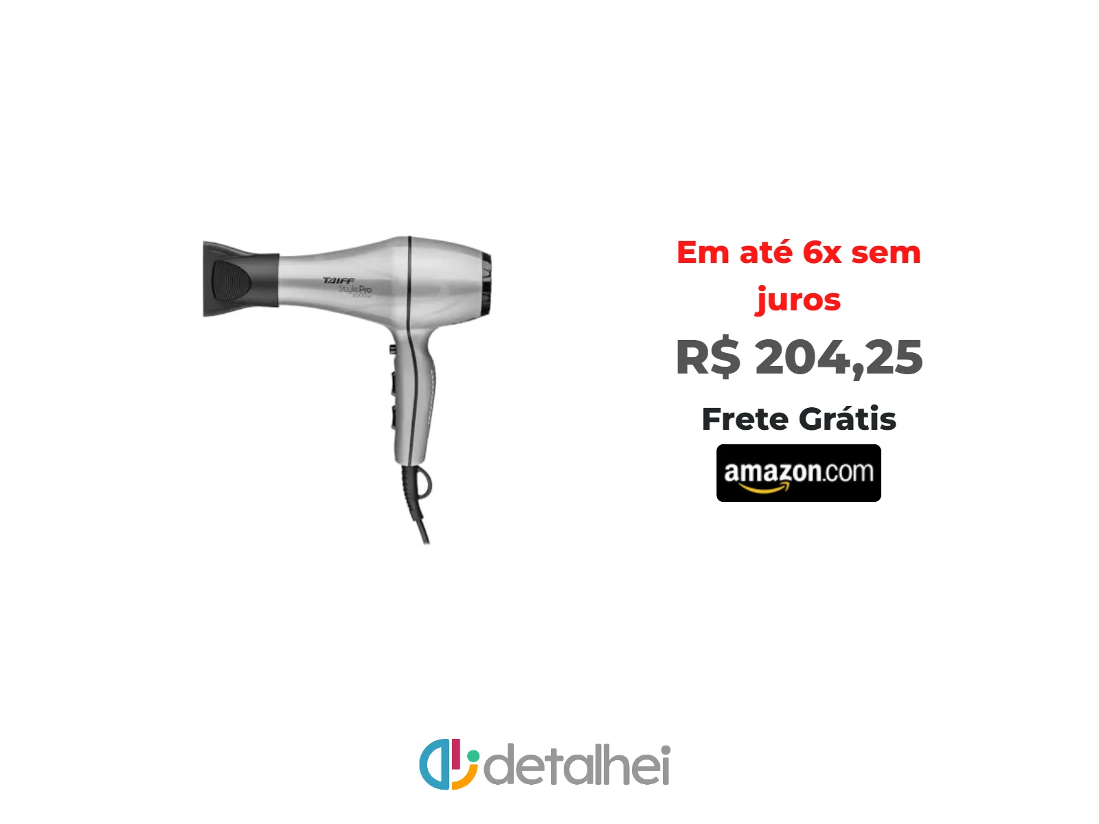 Foto do produto ❗Secador Taiff Style Pro 2000 127V, PRATA<br/>#Amazon: <a href="https://harpy.me/dnEsGJca-OOo" target="_blank" rel="nofollow">https://harpy.me/dnEsGJca-OOo</a>
