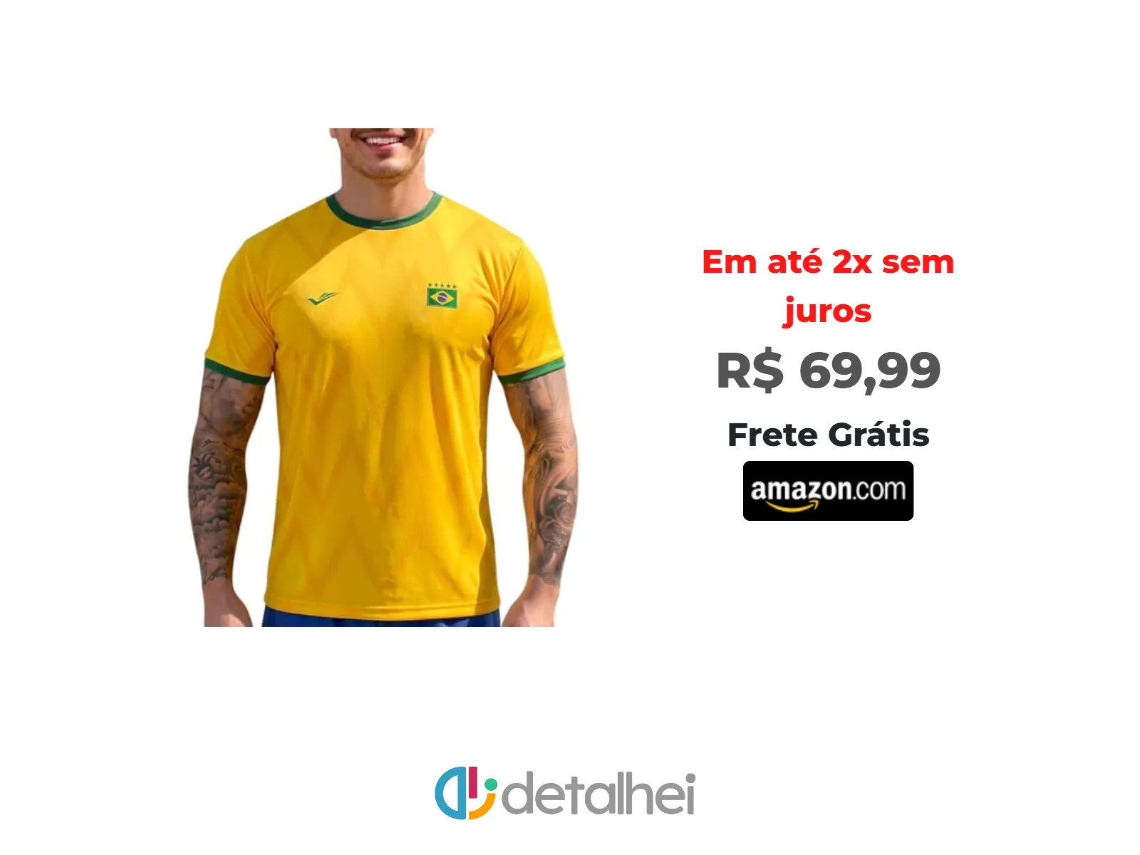 Foto do produto ❗Camisa do Brasil Masculina Copa 2026 Camiseta Torcedor Seleção Brasileira Dry Fit Bandeira 5 Estrelas, Amarelo, EG3<br/>#Amazon: <a href="https://harpy.me/_Hy313LdfN8u" target="_blank" rel="nofollow">https://harpy.me/_Hy313LdfN8u</a>