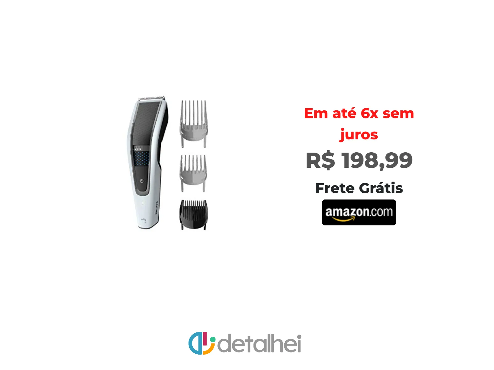 Foto do produto ❗Cortador de Cabelos Philips HC5610/15 com 28 Ajustes de Altura - Bivolt<br/>#Amazon: <a href="https://harpy.me/x_EboTSUaH-6" target="_blank" rel="nofollow">https://harpy.me/x_EboTSUaH-6</a>
