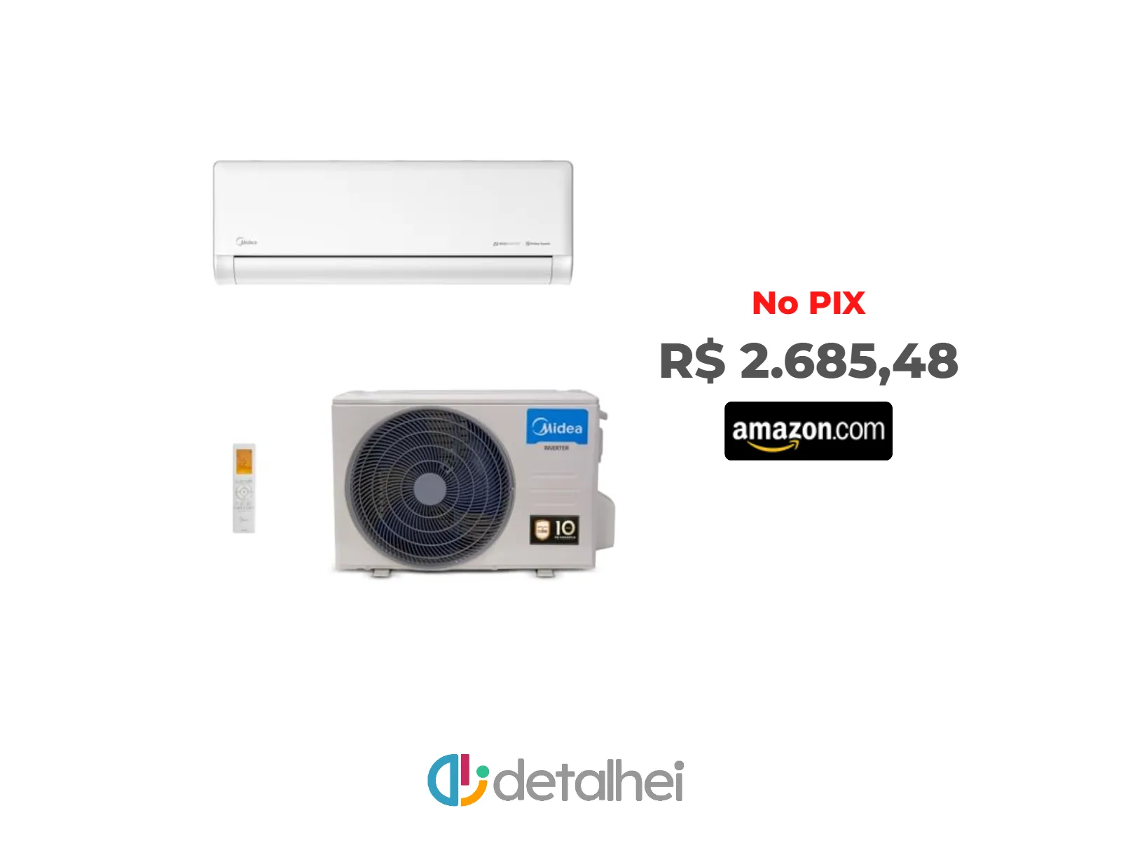 Foto do produto ❗Ar Condicionado Split Hi Wall Ai Ecomaster Midea Inverter 18000 Btus Frio R32 220v<br/>#Amazon: <a href="https://harpy.me/odiAaXQqWIb2" target="_blank" rel="nofollow">https://harpy.me/odiAaXQqWIb2</a>