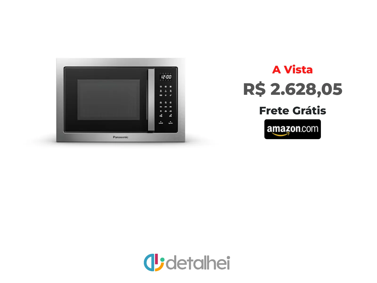 Foto do produto ❗Panasonic Micro-ondas de Embutir 30L Inox NN-GB68QSRUK 220v<br/>#Amazon: <a href="https://harpy.me/ASRjbjLBFiMP" target="_blank" rel="nofollow">https://harpy.me/ASRjbjLBFiMP</a>
