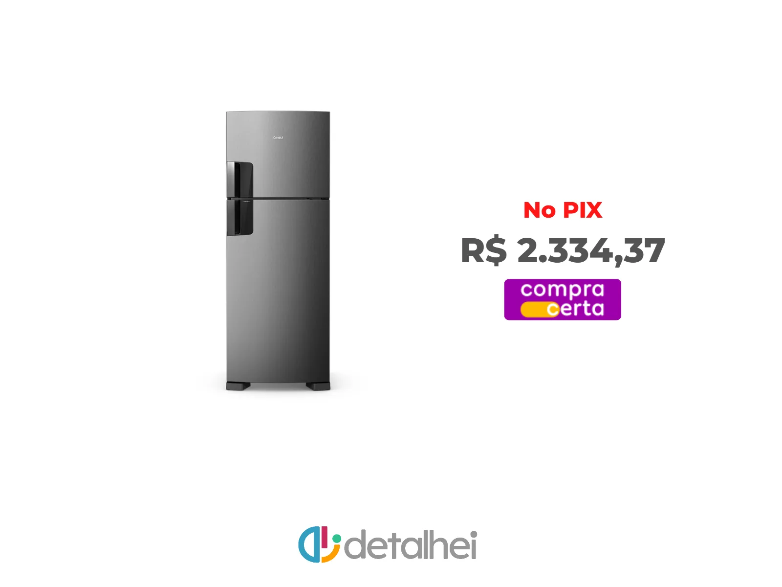 Foto do produto ❗OUTLET - Geladeira Consul Frost Free Duplex com Espaço Flex e Prateleira 3 em 1 451 Litros Cor Inox CRM53FK<br/>#Compra Certa: <a href="https://harpy.me/0P5kT-SVl7Vs" target="_blank" rel="nofollow">https://harpy.me/0P5kT-SVl7Vs</a>