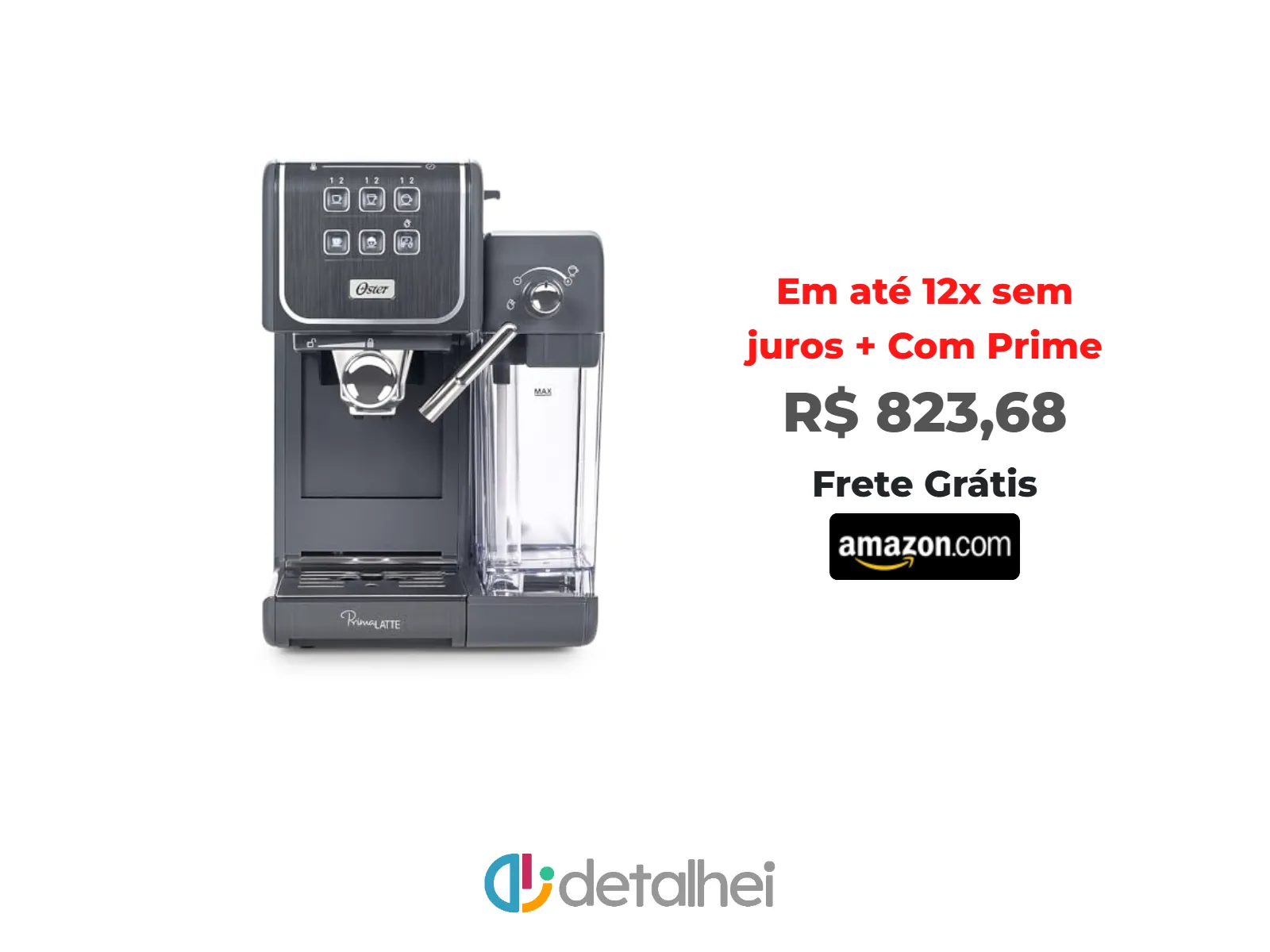 Foto do produto ❗Oferta Prime - Cafeteira Espresso Oster PrimaLatte Touch - 127V<br/>#Amazon: <a href="https://harpy.me/E6BQabakFsuO" target="_blank" rel="nofollow">https://harpy.me/E6BQabakFsuO</a>
