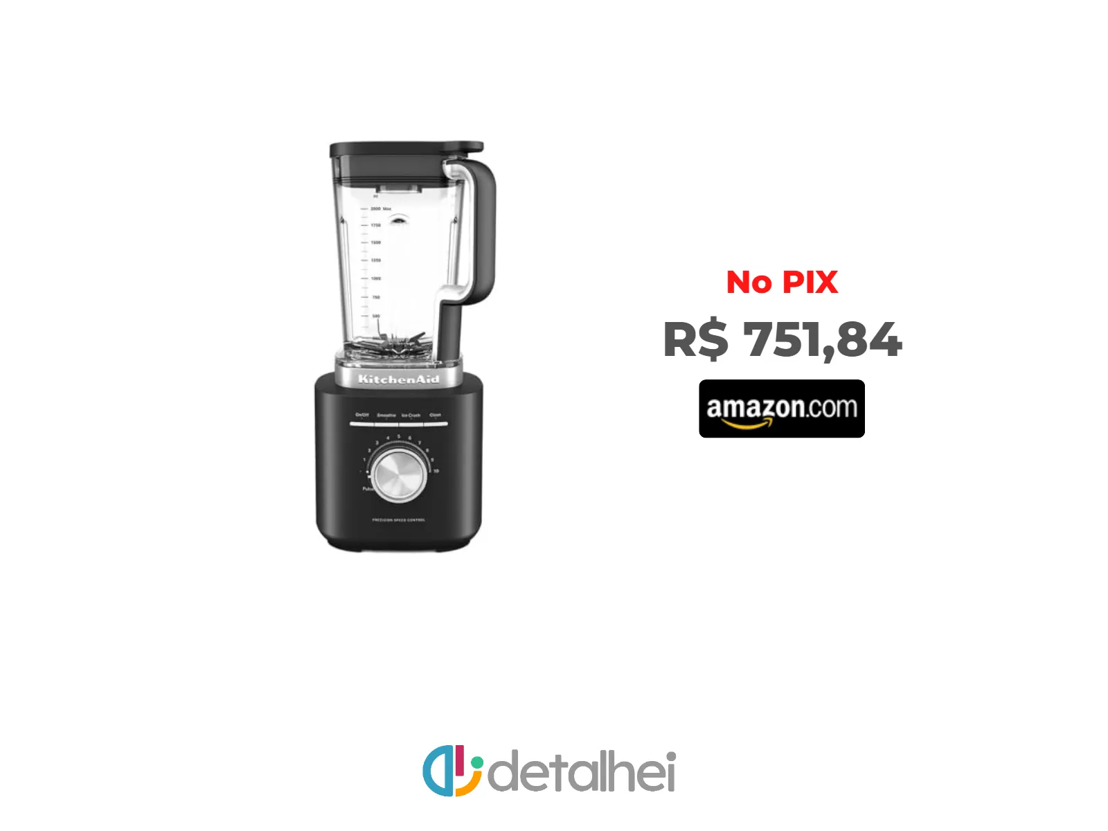 Foto do produto ❗Liquidificador Pure Power KitchenAid 10 Velocidades 2L Black Matte 110V<br/>#Amazon: <a href="https://harpy.me/MAKNryUx6p04" target="_blank" rel="nofollow">https://harpy.me/MAKNryUx6p04</a>