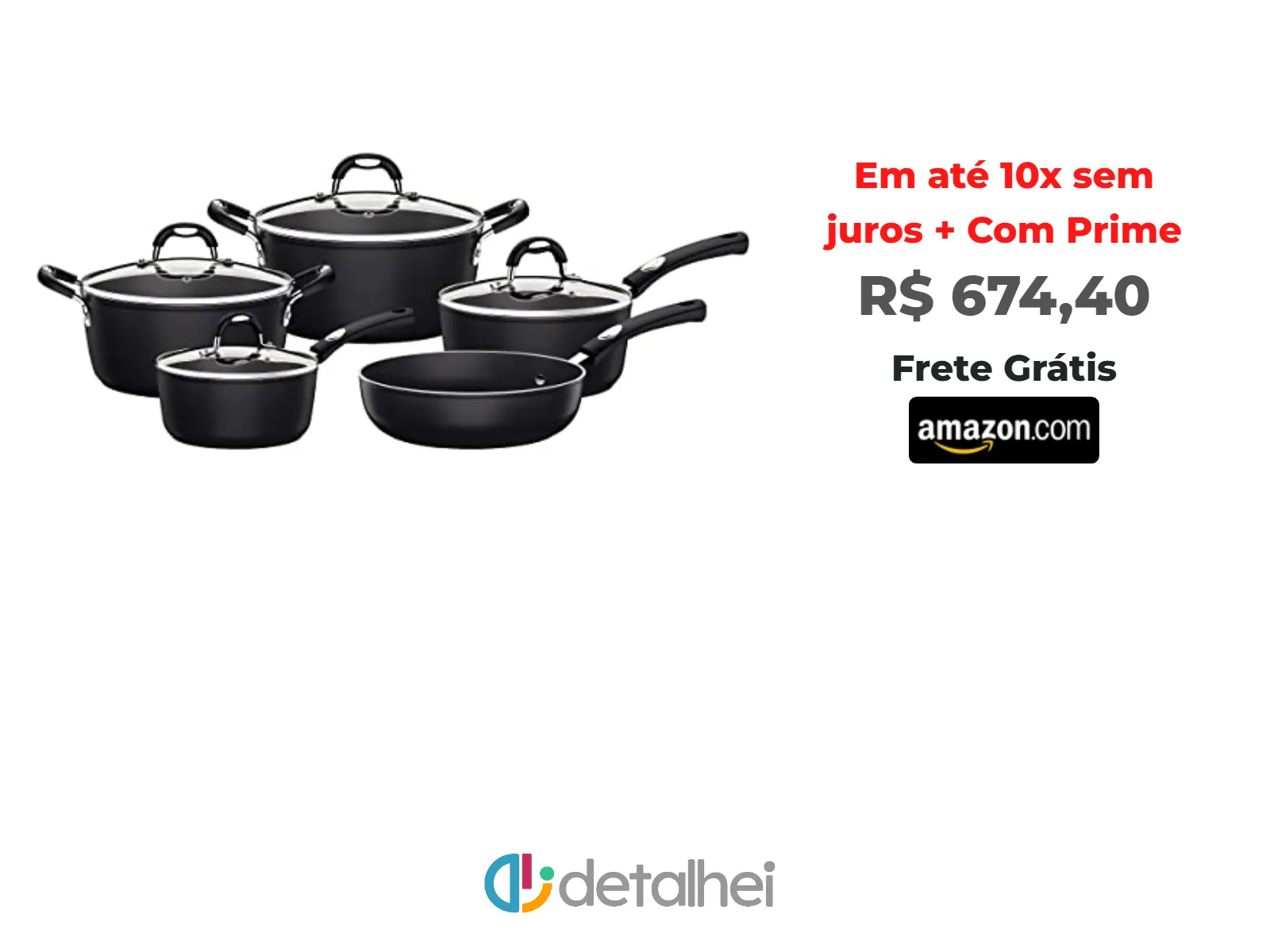 Foto do produto ❗Oferta Prime Day - Jogo de Panelas de Alumínio com Revestimento Interno de Antiaderente 5 Peças Tramontina Mônaco Preto<br/>#Amazon: <a href="https://harpy.me/iHBOiR2HvGfA" target="_blank" rel="nofollow">https://harpy.me/iHBOiR2HvGfA</a>