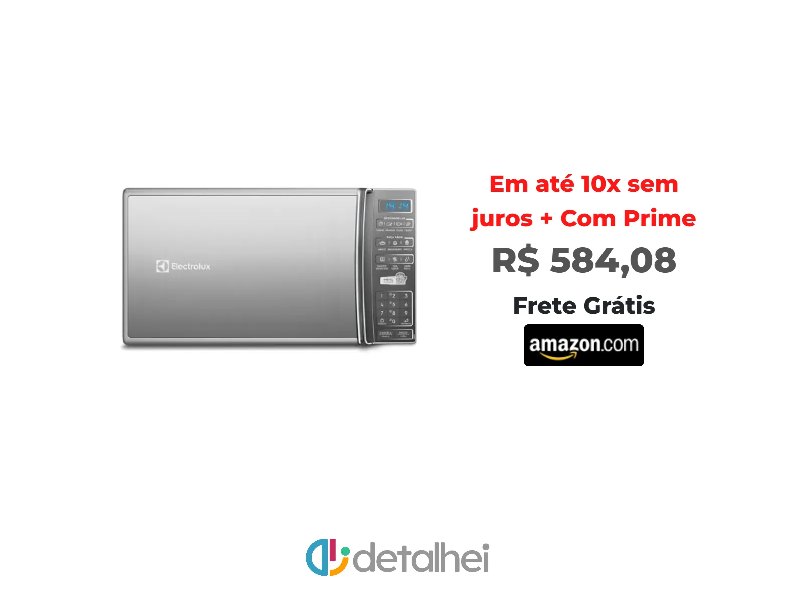 Foto do produto ❗Micro-ondas Electrolux 27L Inox Espelhado com 55 receitas pré-programadas 127v MS37R<br/>#Amazon: <a href="https://harpy.me/jyUHduFFzqwA" target="_blank" rel="nofollow">https://harpy.me/jyUHduFFzqwA</a>