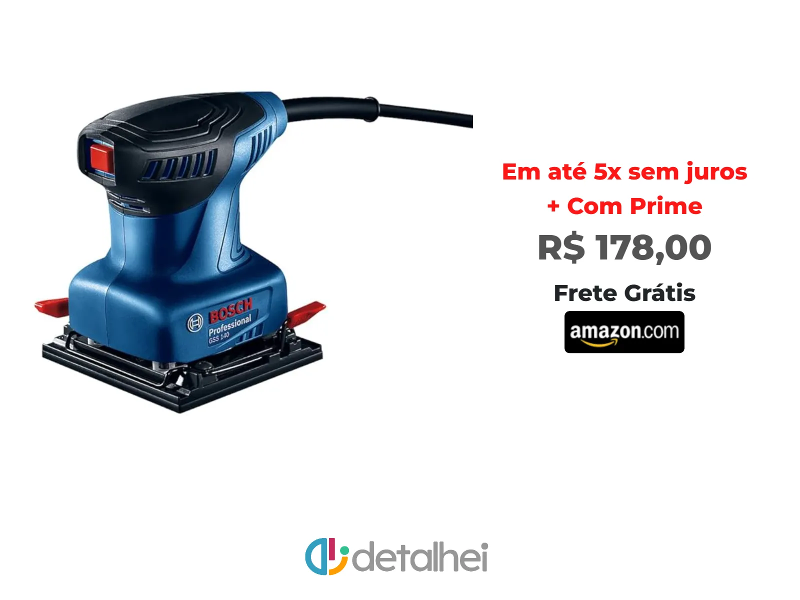 Foto do produto ❗Oferta Prime Day - Bosch Lixadeira Orbital GSS 140 220V 220W com 1 lixa<br/>#Amazon: <a href="https://harpy.me/rSQWUEQWorzQ" target="_blank" rel="nofollow">https://harpy.me/rSQWUEQWorzQ</a>