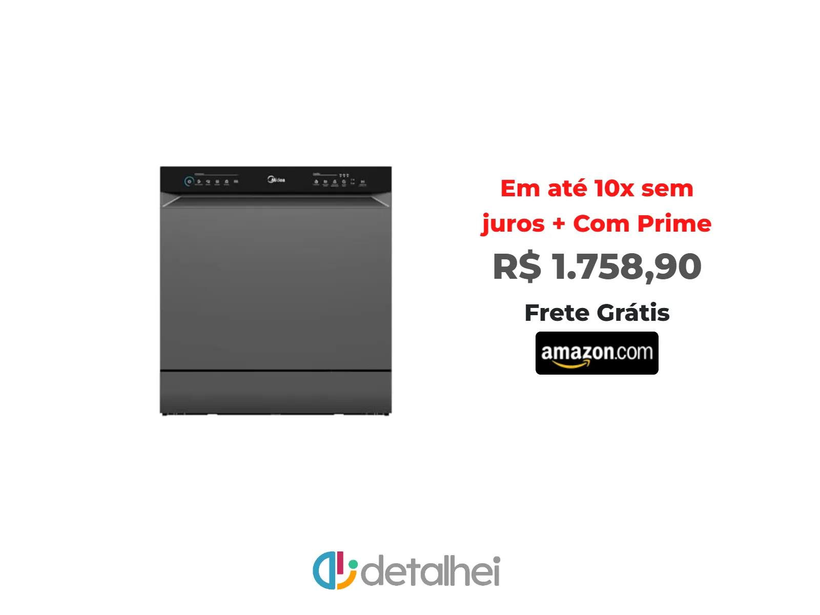 Foto do produto ❗Oferta Prime Day - Lava Louças 8 Serviços Cinza Touch Plus Midea 220V<br/>#Amazon: <a href="https://harpy.me/R_bYLdX769x7" target="_blank" rel="nofollow">https://harpy.me/R_bYLdX769x7</a>