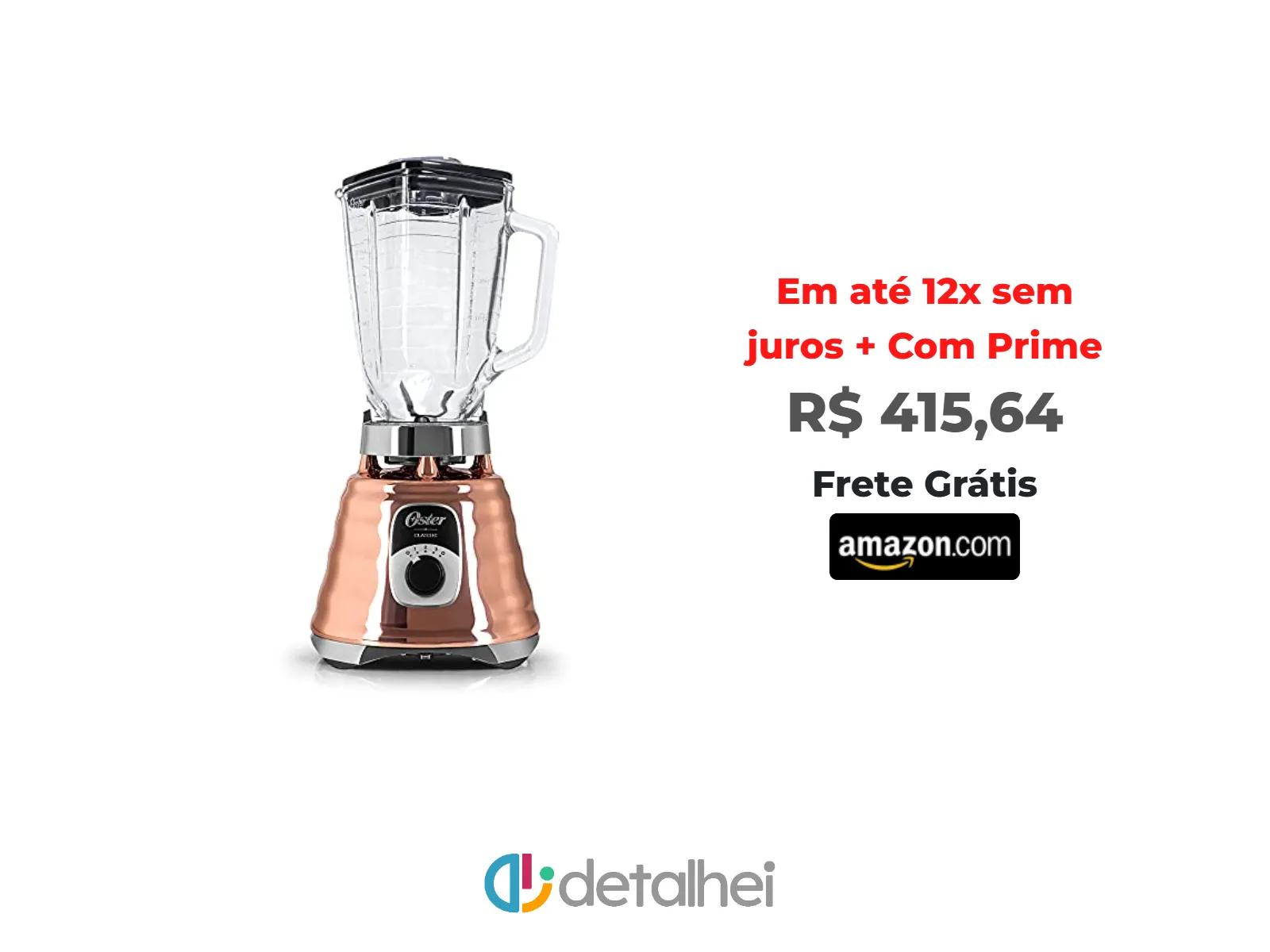 Foto do produto ❗Oferta Prime Day - Liquidificador Oster New Osterizer Clássico, 1,25L, 110V, Cobre, 700W, BLST4128<br/>#Amazon: <a href="https://harpy.me/VQQF3dUeo3D6" target="_blank" rel="nofollow">https://harpy.me/VQQF3dUeo3D6</a>
