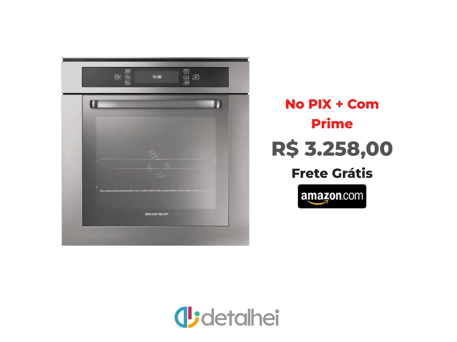 Foto do produto ❗Oferta Prime Day - Forno de embutir elétrico Brastemp 67 litros cor inox com Função Ar Forçado e Painel Touch - BO260AR 220V<br/>#Amazon: <a href="https://harpy.me/vyBVz1ywHQY0" target="_blank" rel="nofollow">https://harpy.me/vyBVz1ywHQY0</a>