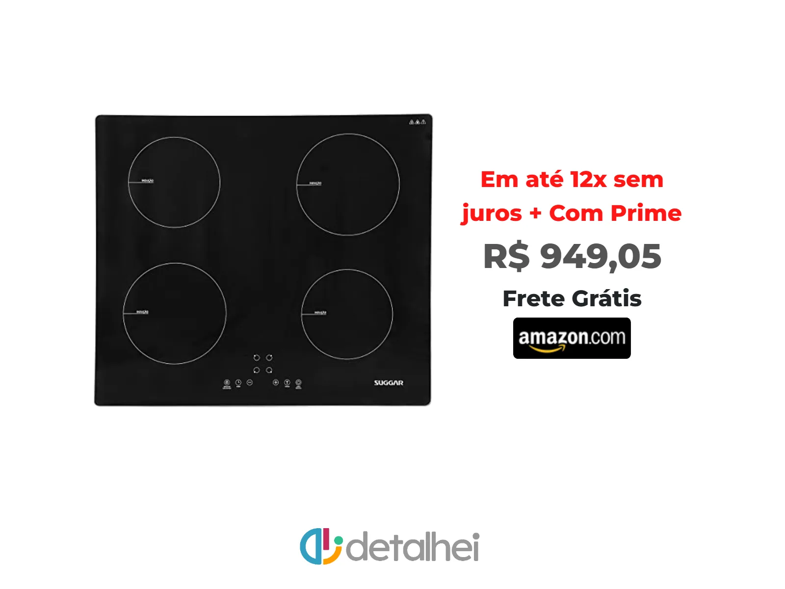 Foto do produto ❗Oferta Prime Day - Cooktop de Indução 4 Zonas Preto 220V - SUGGAR - FG0422VC<br/>#Amazon: <a href="https://harpy.me/f9DAdyfT9fp5" target="_blank" rel="nofollow">https://harpy.me/f9DAdyfT9fp5</a>