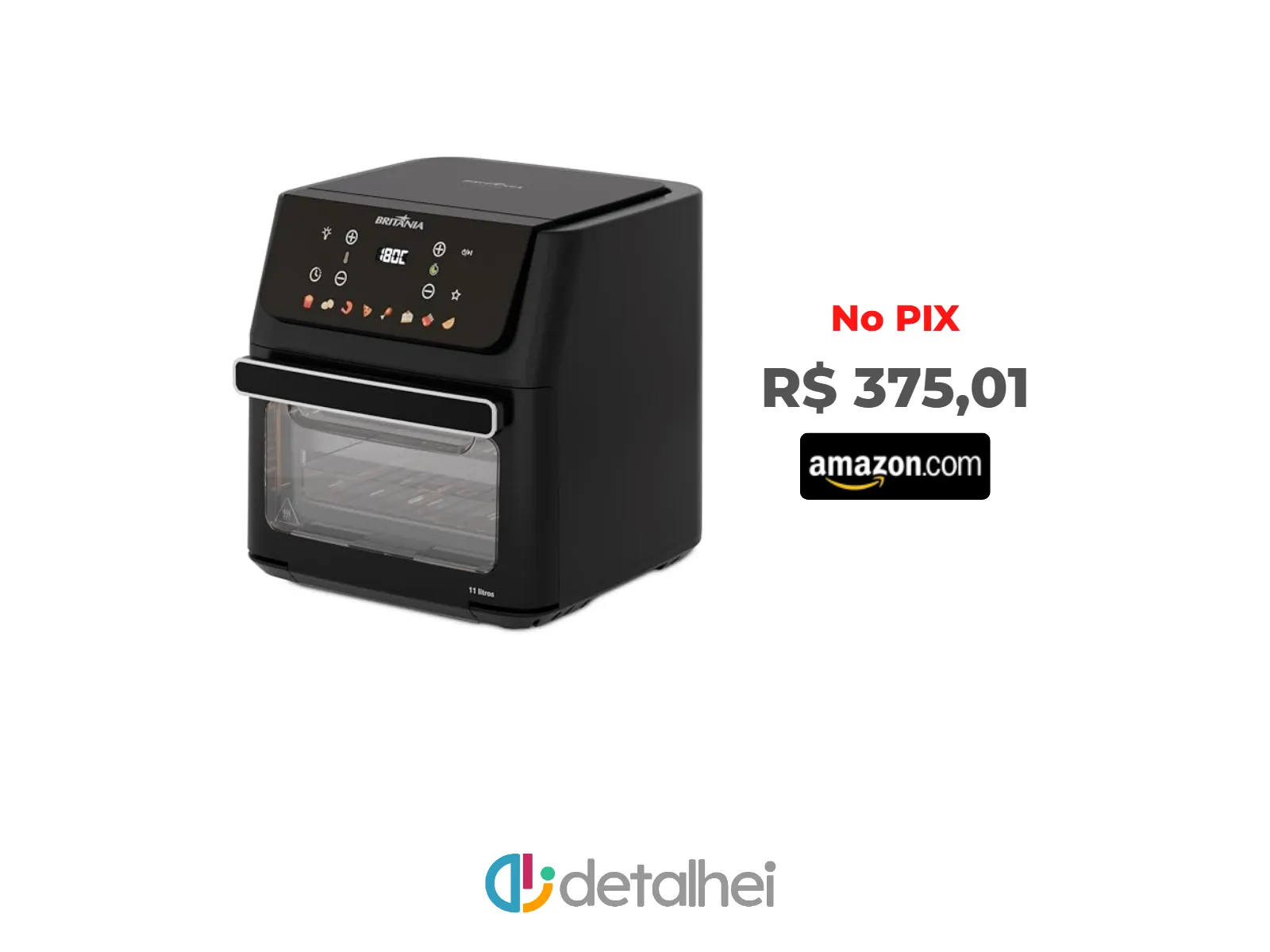 Foto do produto ❗Air Fryer Oven Britânia 11L 8 Funções 1800W BAF11A 127V<br/>#Amazon: <a href="https://harpy.me/liwj30VAnzc2" target="_blank" rel="nofollow">https://harpy.me/liwj30VAnzc2</a>