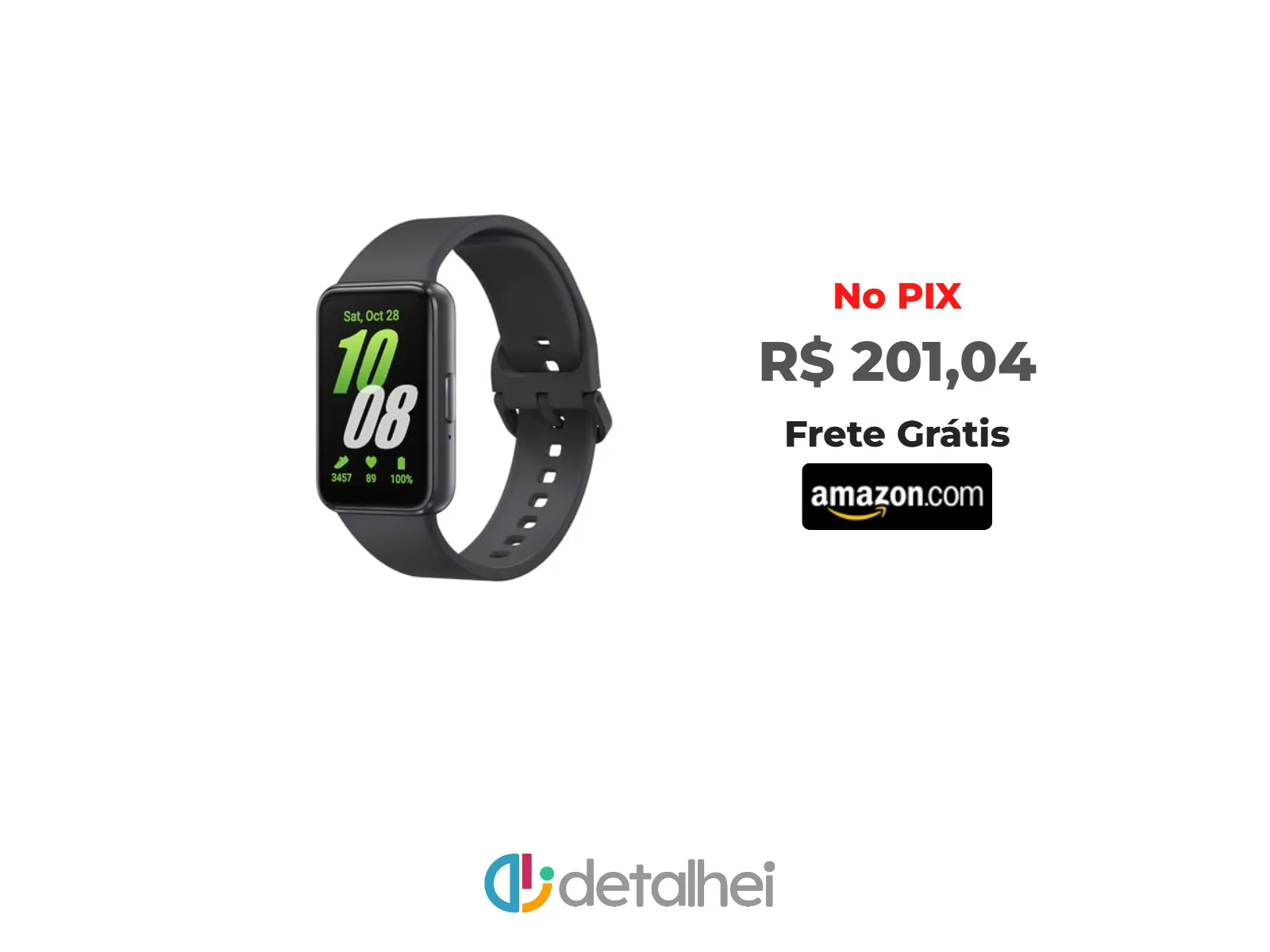 Foto do produto ❗Smartwatch Samsung Galaxy Fit3 Display 1.6" Grafite<br/>#Amazon: <a href="https://harpy.me/LK4tU1BBQVgQ" target="_blank" rel="nofollow">https://harpy.me/LK4tU1BBQVgQ</a>