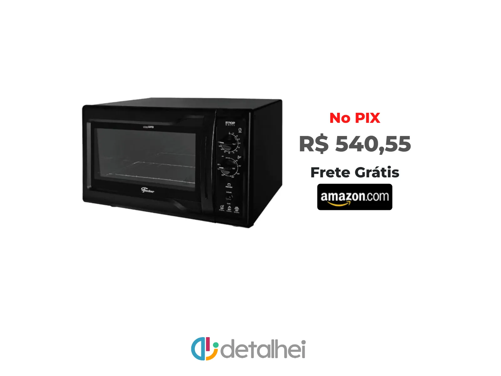 Foto do produto ❗FISCHER FORNO ELETRICO BANCADA POP GRILL 44L BLACK 220V 34313-94809<br/>#Amazon: <a href="https://harpy.me/KpmN1W5DzP1e" target="_blank" rel="nofollow">https://harpy.me/KpmN1W5DzP1e</a>