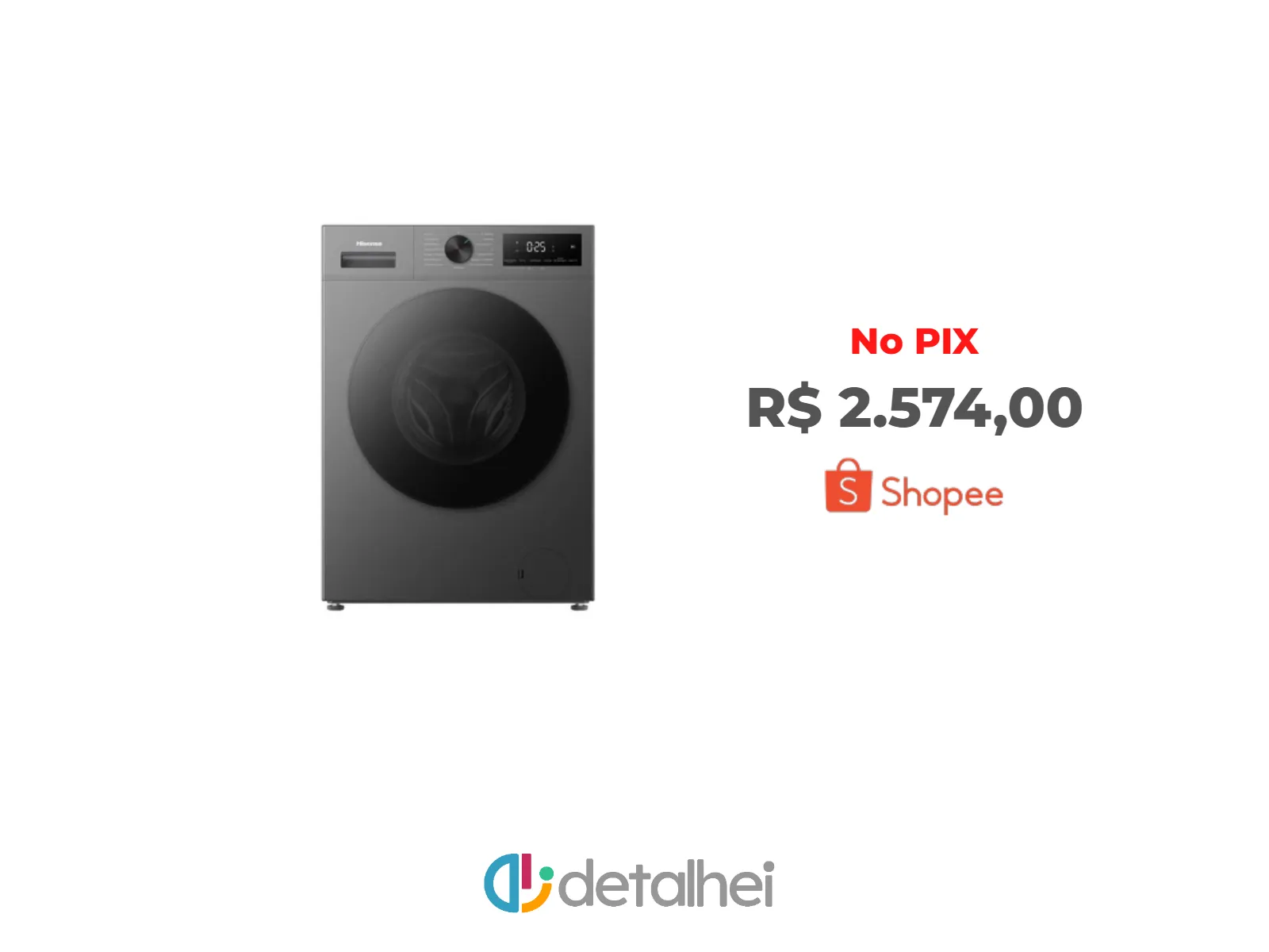 Foto do produto ❗Lava e Seca Hisense 11kg Wd1i11 Compacta Fit e Função Steam Inverter Titânio<br/>#Shopee: <a href="https://harpy.me/jnqym6XEr2A0" target="_blank" rel="nofollow">https://harpy.me/jnqym6XEr2A0</a>