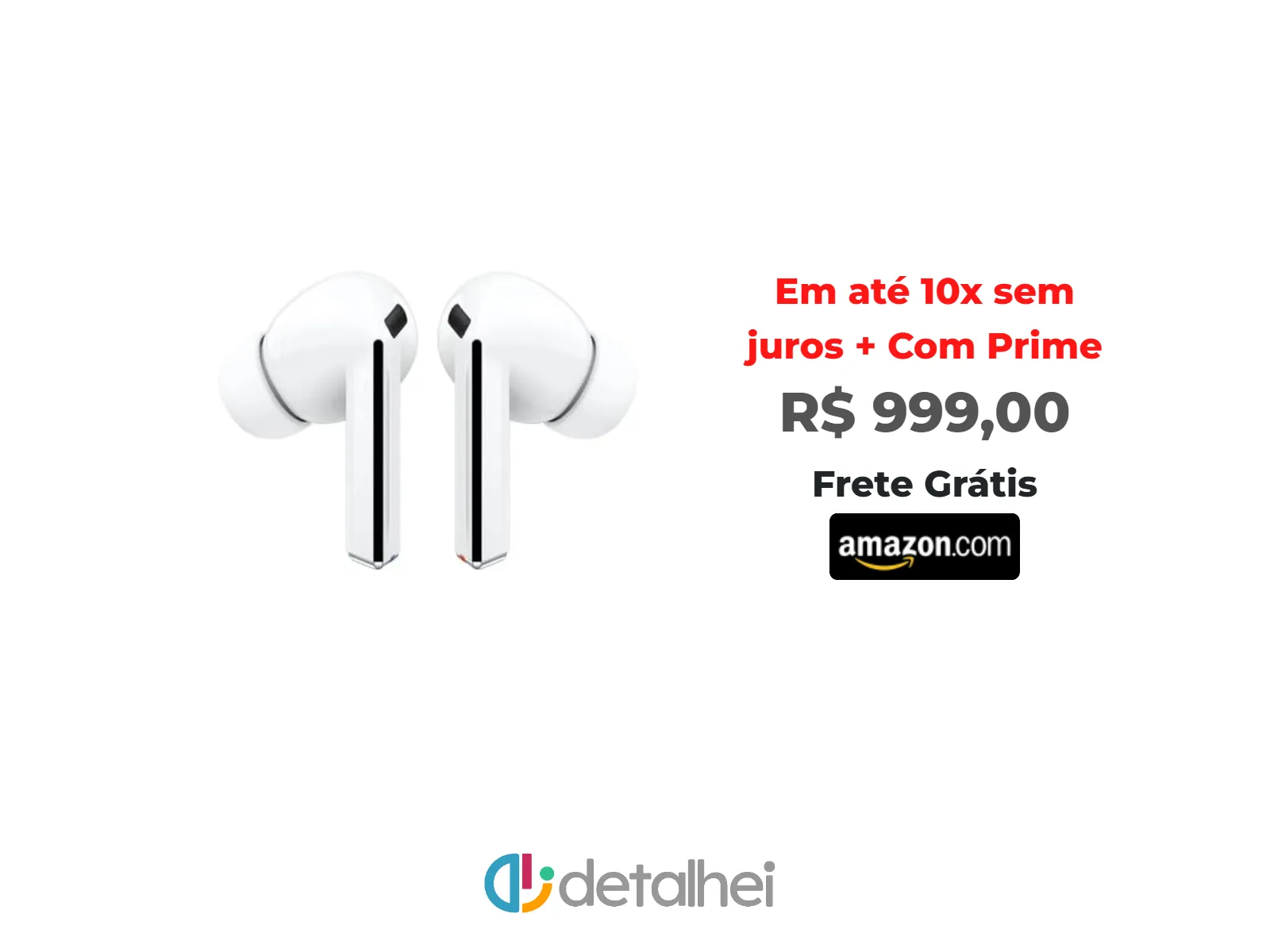 Foto do produto ❗Samsung Galaxy Buds3 Pro, Fone de Ouvido sem fio, Cancelamento de Ruído Inteligente, Galaxy AI - Branco<br/>#Amazon: <a href="https://harpy.me/-LMhphhjiWH2" target="_blank" rel="nofollow">https://harpy.me/-LMhphhjiWH2</a>