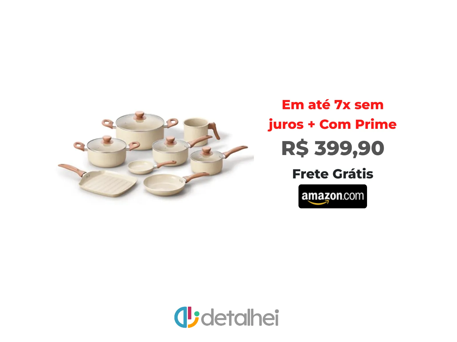 Foto do produto ❗Oikos - Jogo 8 Panelas Antiaderente Cerâmico em Alumínio Bege Terrara<br/>#Amazon: <a href="https://harpy.me/3laMQxpMtsy7" target="_blank" rel="nofollow">https://harpy.me/3laMQxpMtsy7</a>