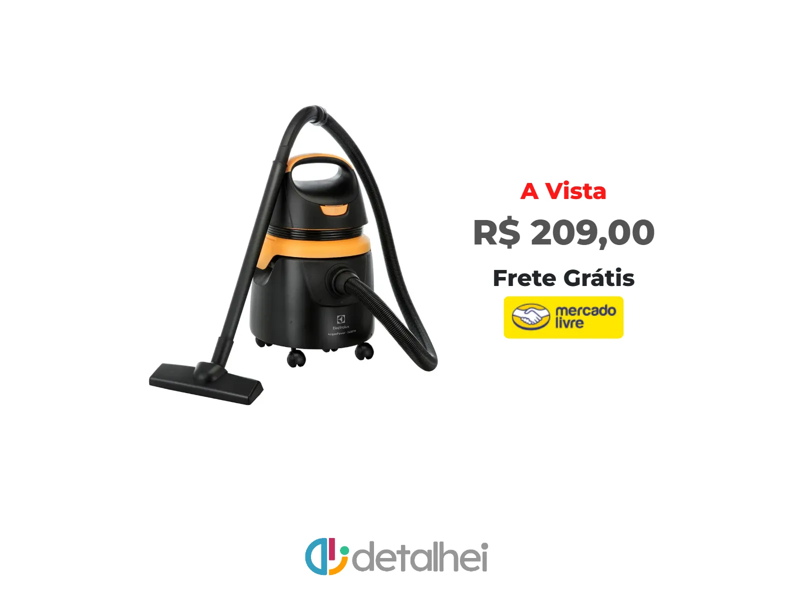 Foto do produto ❗Aspirador de Pó e Água Electrolux 1400W 11L Acqua Power com Função Sopro Amarelo AQP20 220V<br/>#Mercado Livre: <a href="https://harpy.me/T8GfLPsvSCs7" target="_blank" rel="nofollow">https://harpy.me/T8GfLPsvSCs7</a>